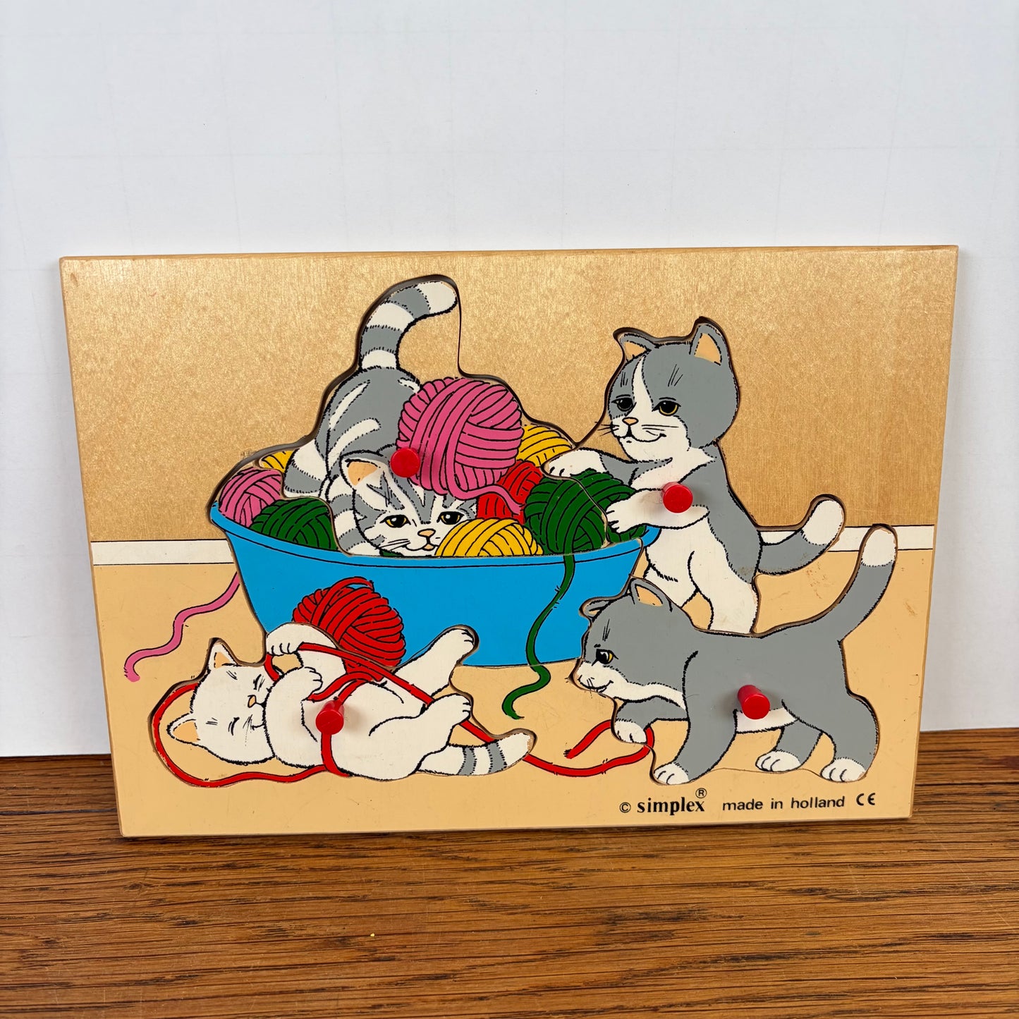 Vintage katten puzzel