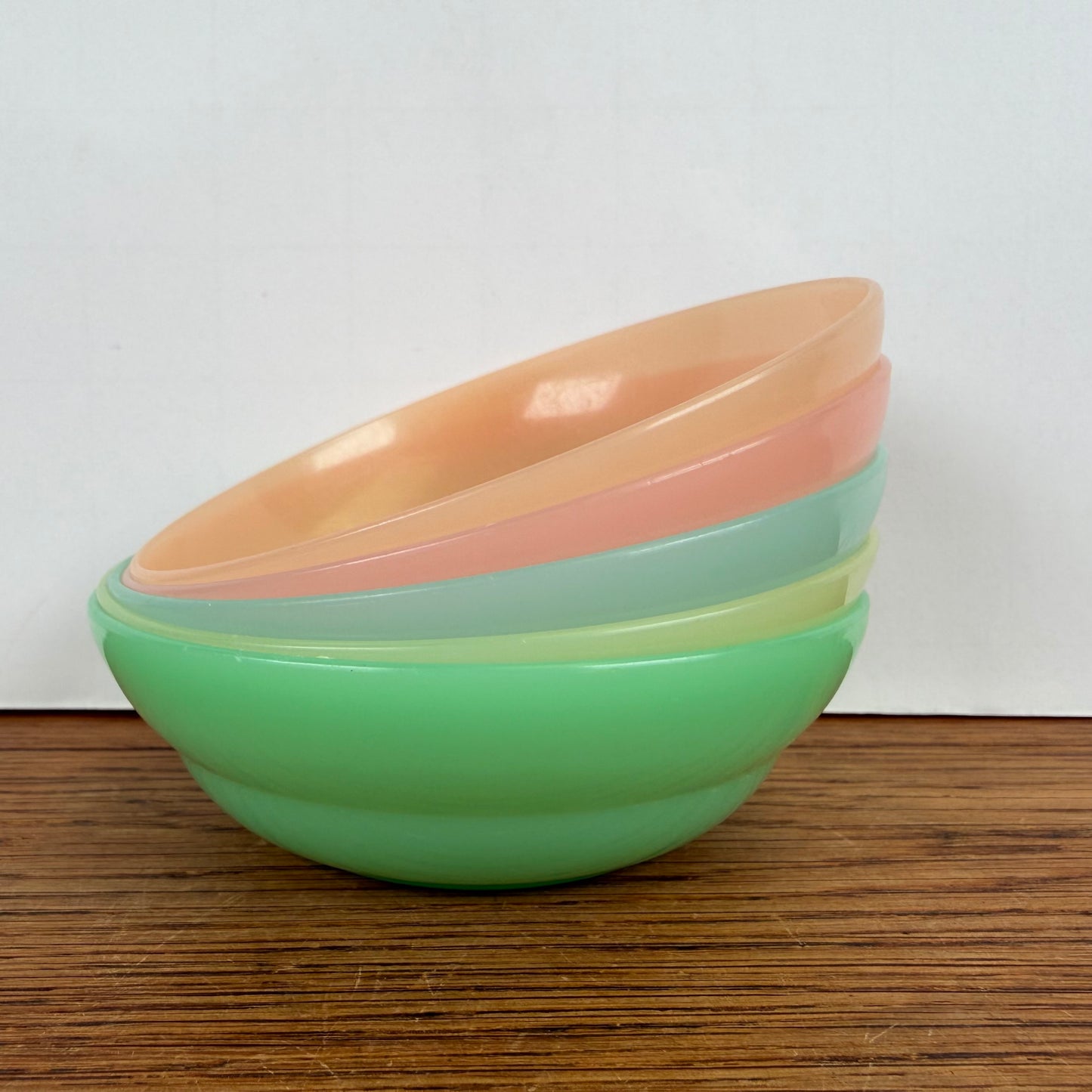 Vintage tupperware schaaltjes pastel