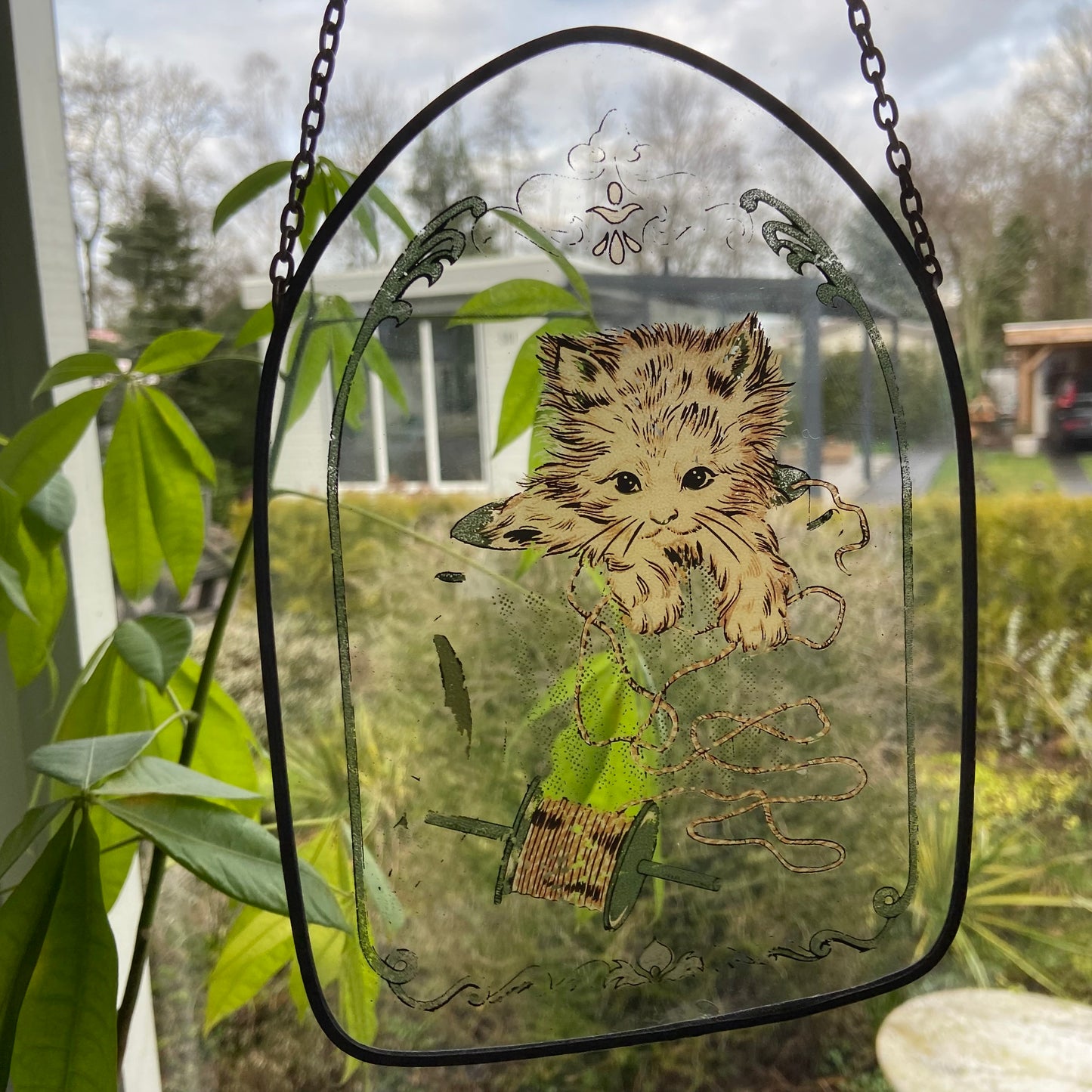 Vintage raamhanger poes