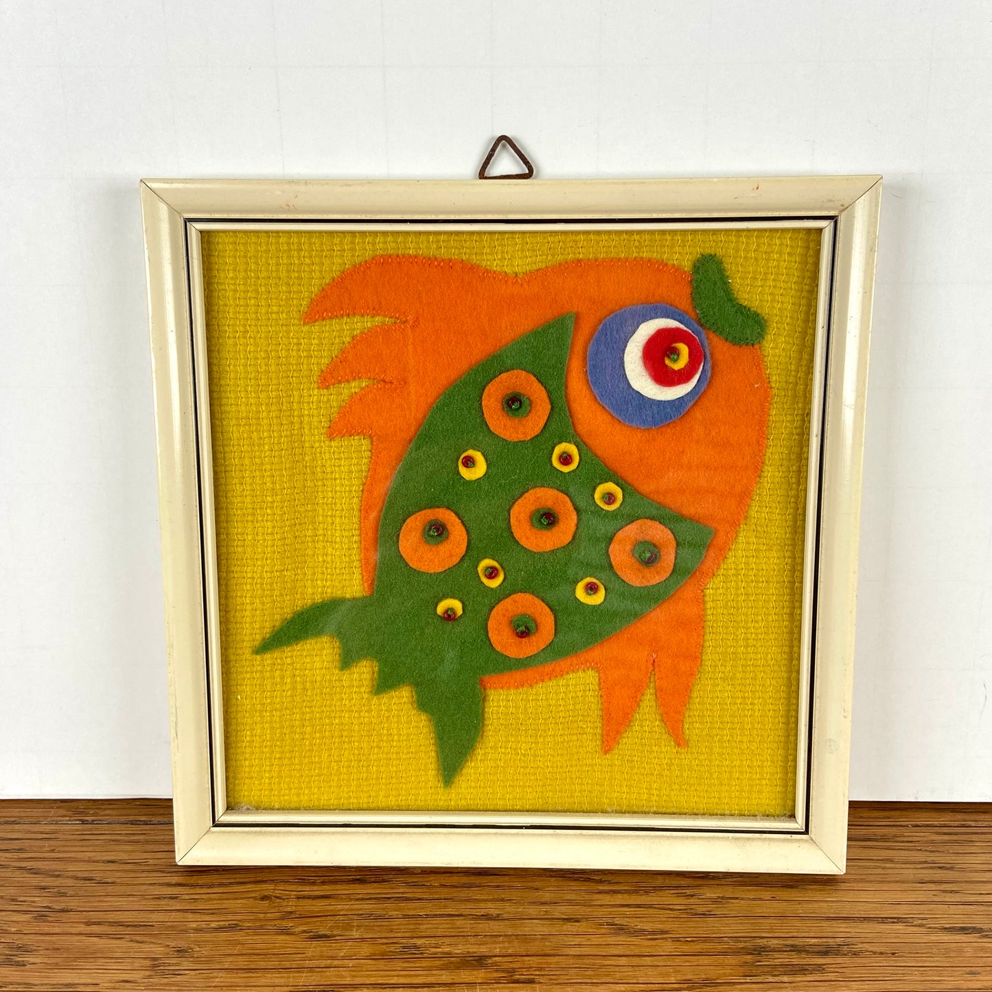 Vintage schilderij vis