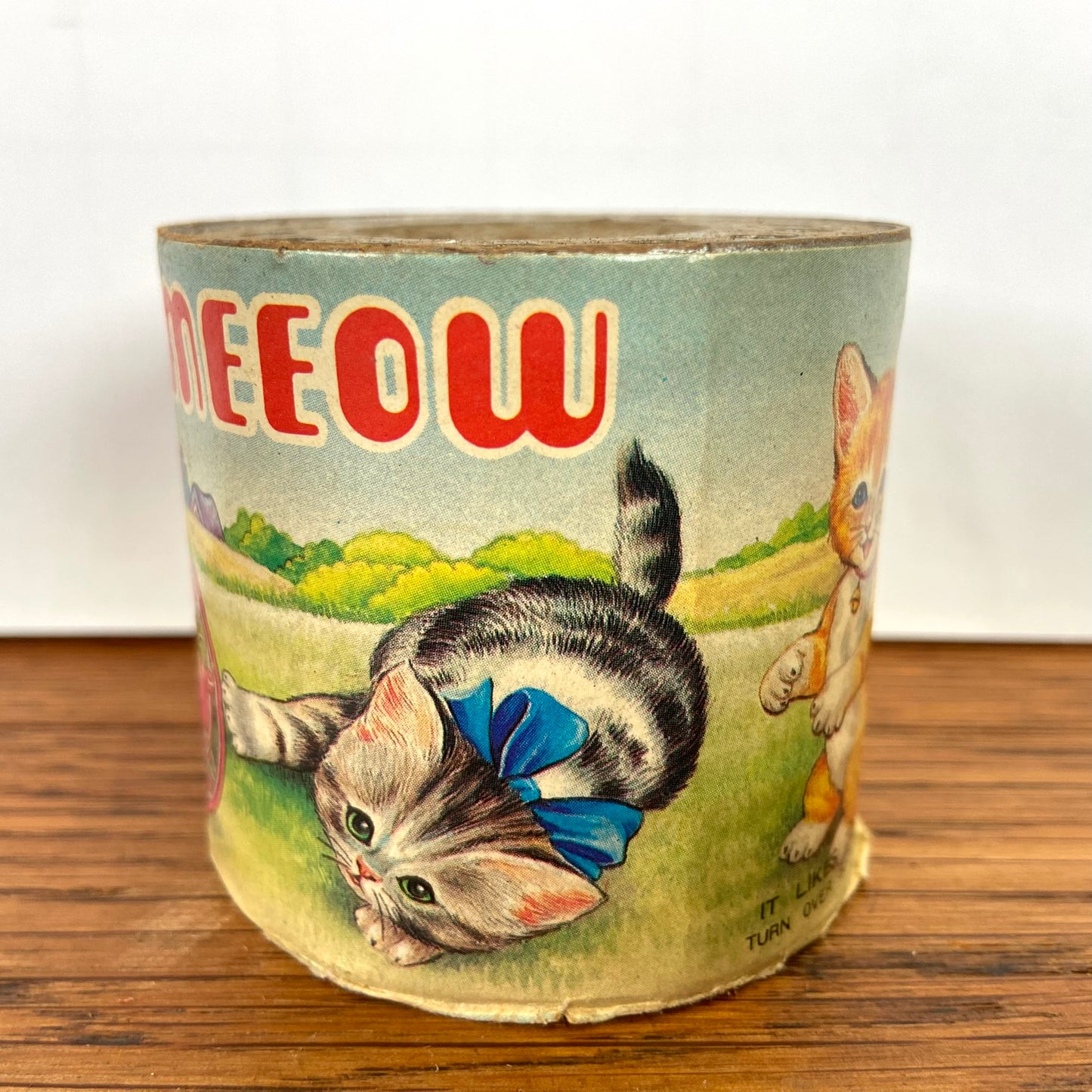 Vintage geluid doosje kat