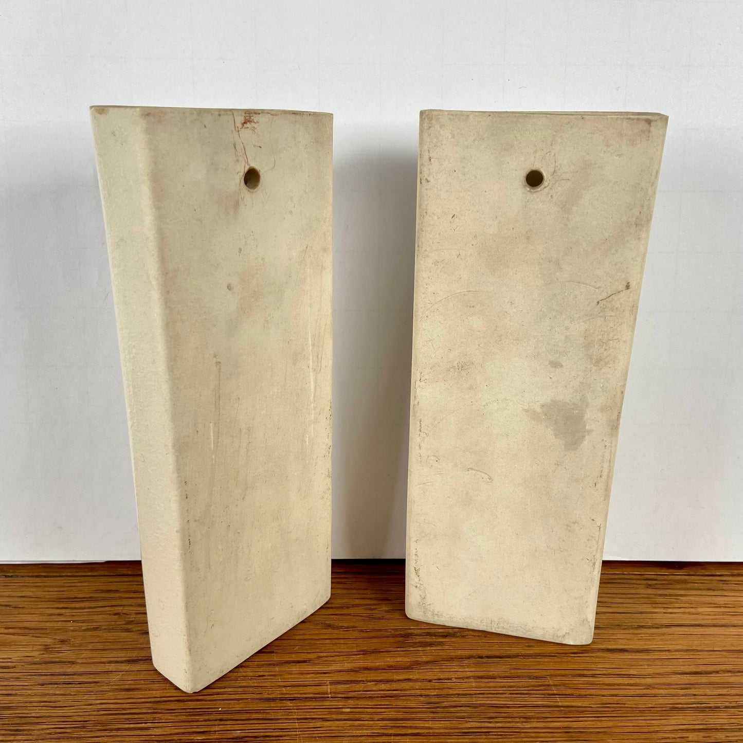 2 vintage radiatorbakjes bloemen