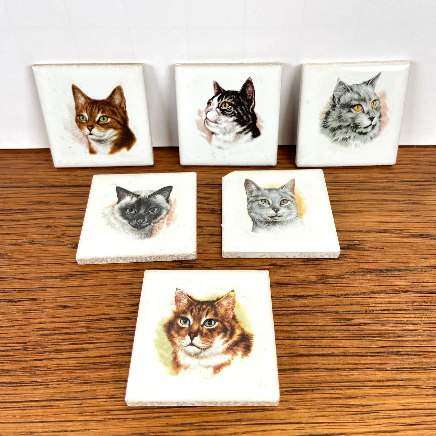 vintage tegeltjes katten