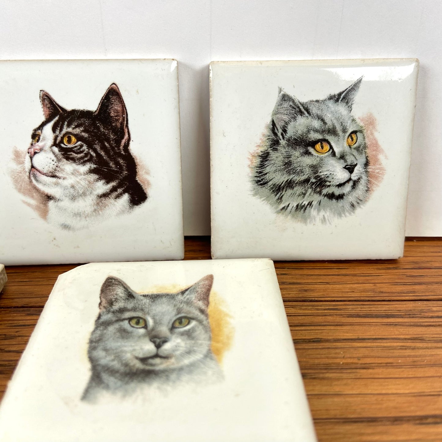 vintage tegeltjes katten