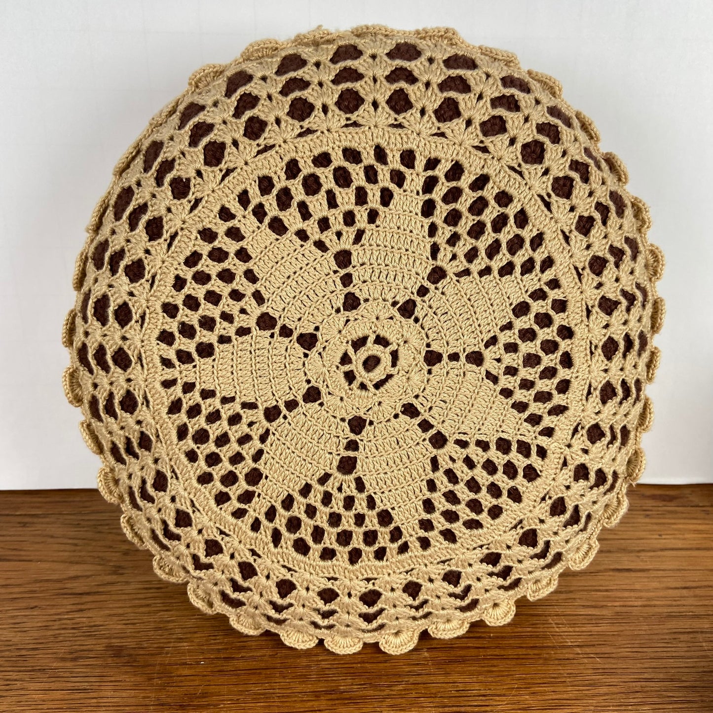 Vintage gehaakt kussentje