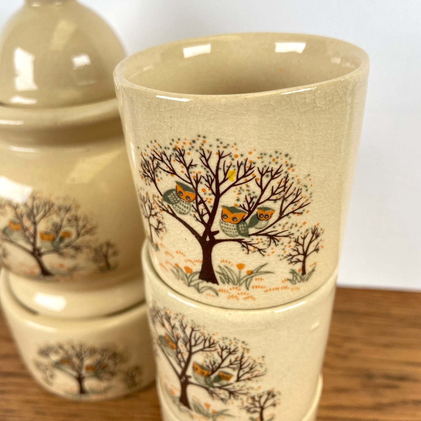 Vintage theeservies uiltjes