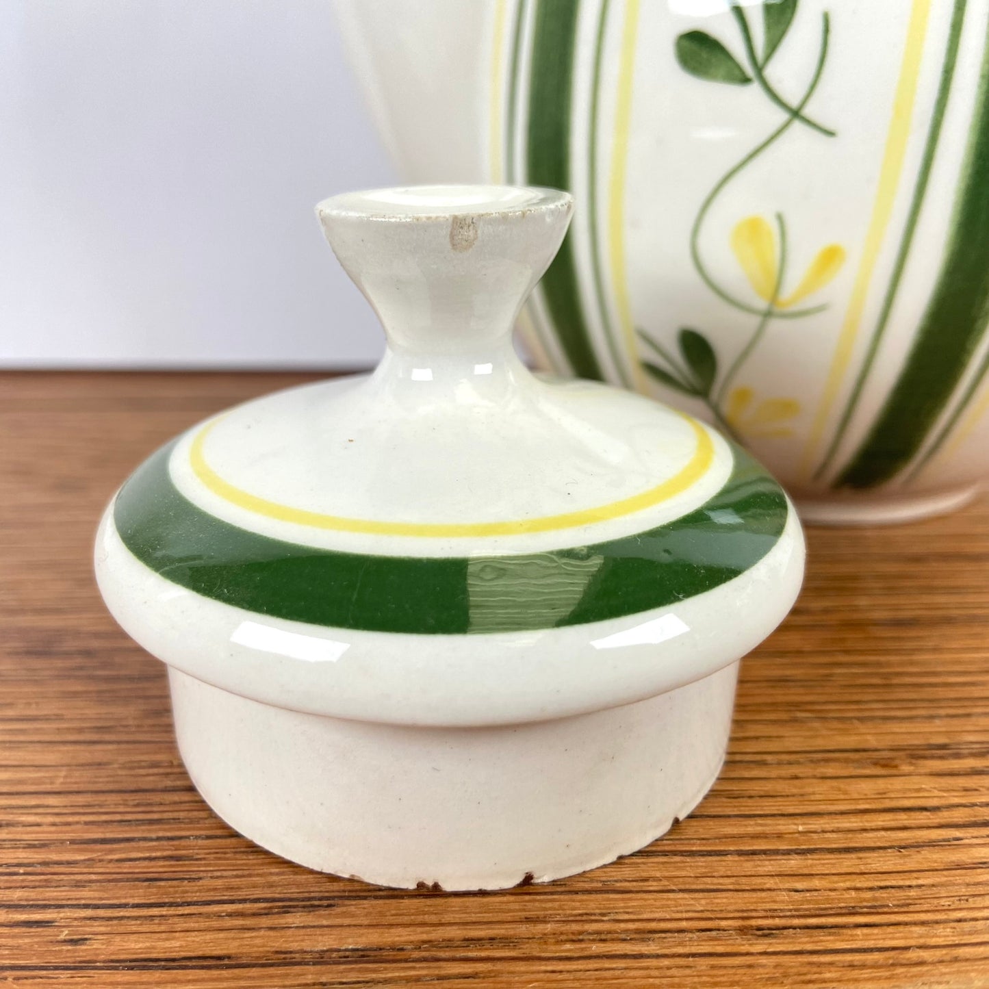 Vintage koffiepotje met filter