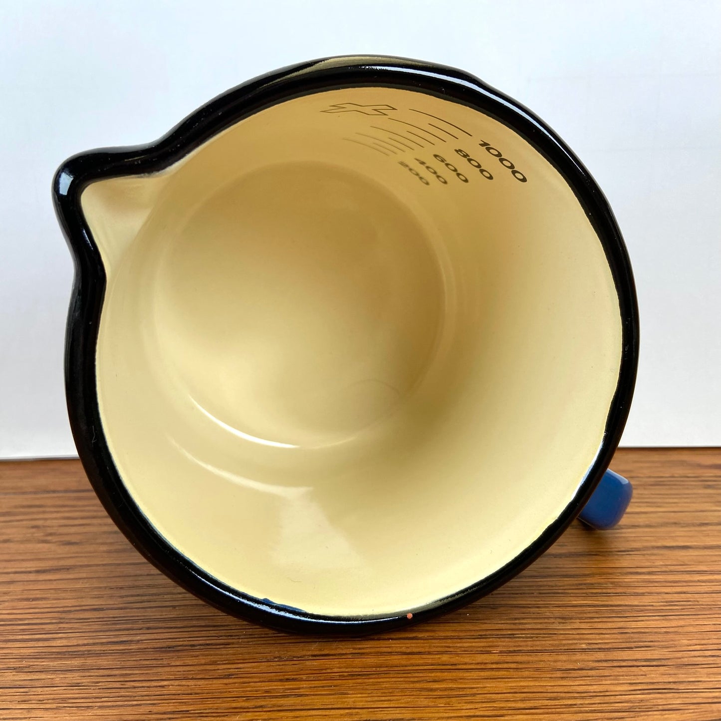 Vintage emaille maatbeker