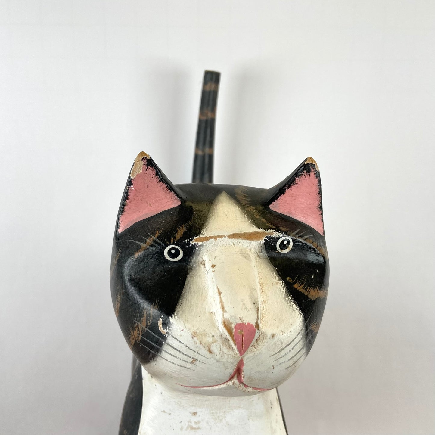 Grote houten kat