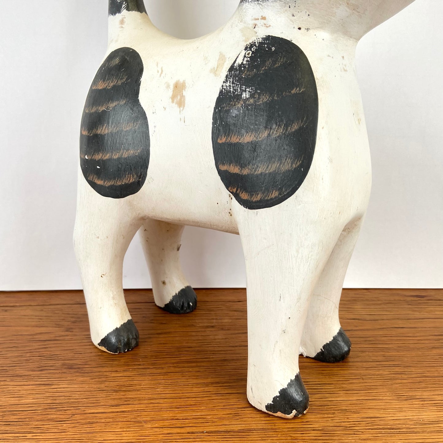 Grote houten kat