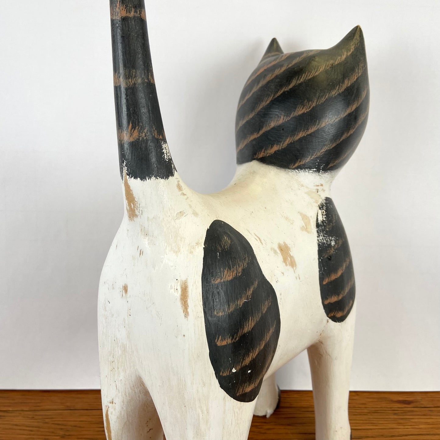 Grote houten kat