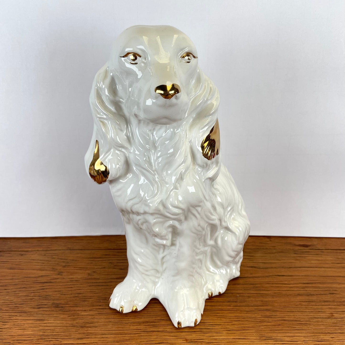 Vintage keramieken beeld Cockerspaniël