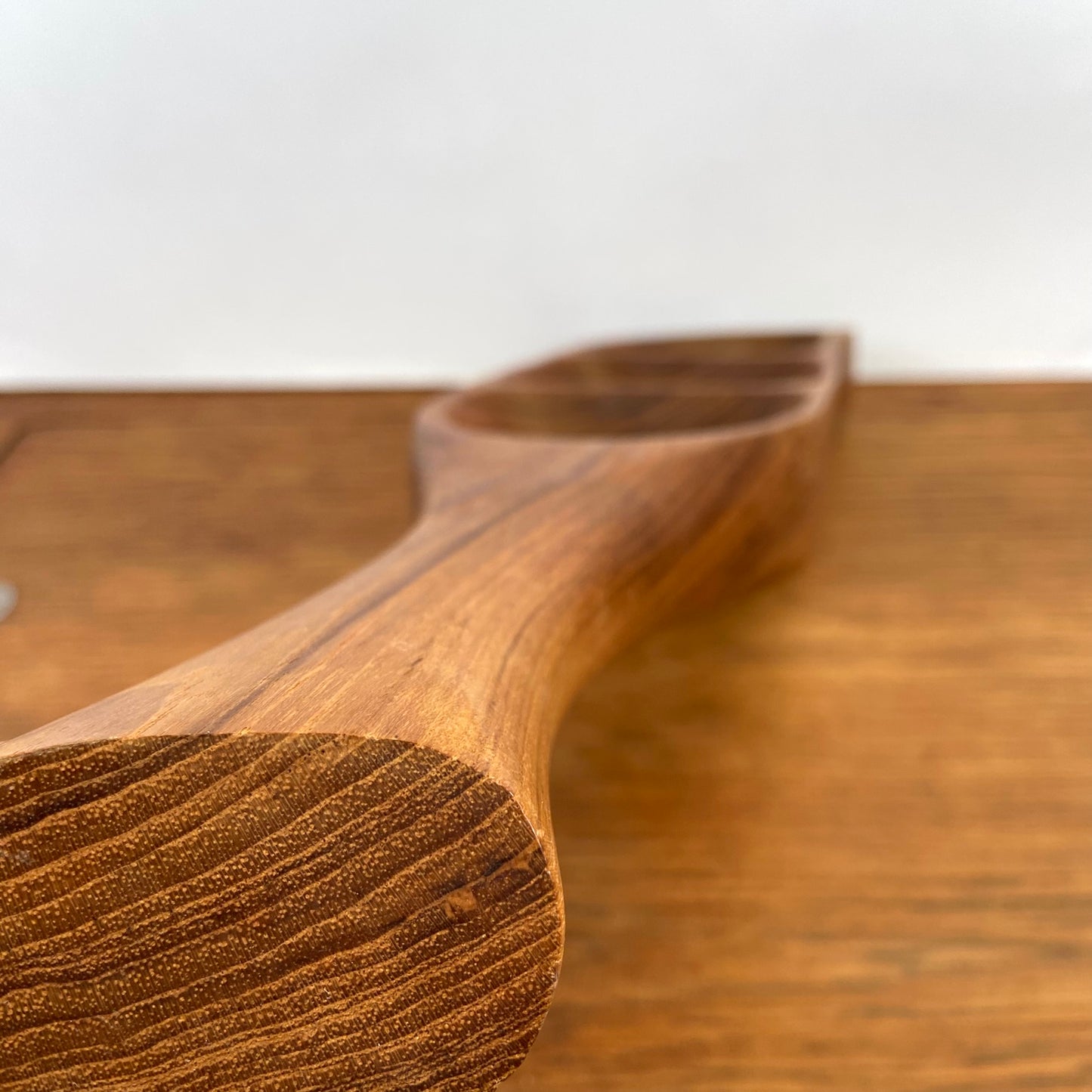 Vintage houten snackschaal