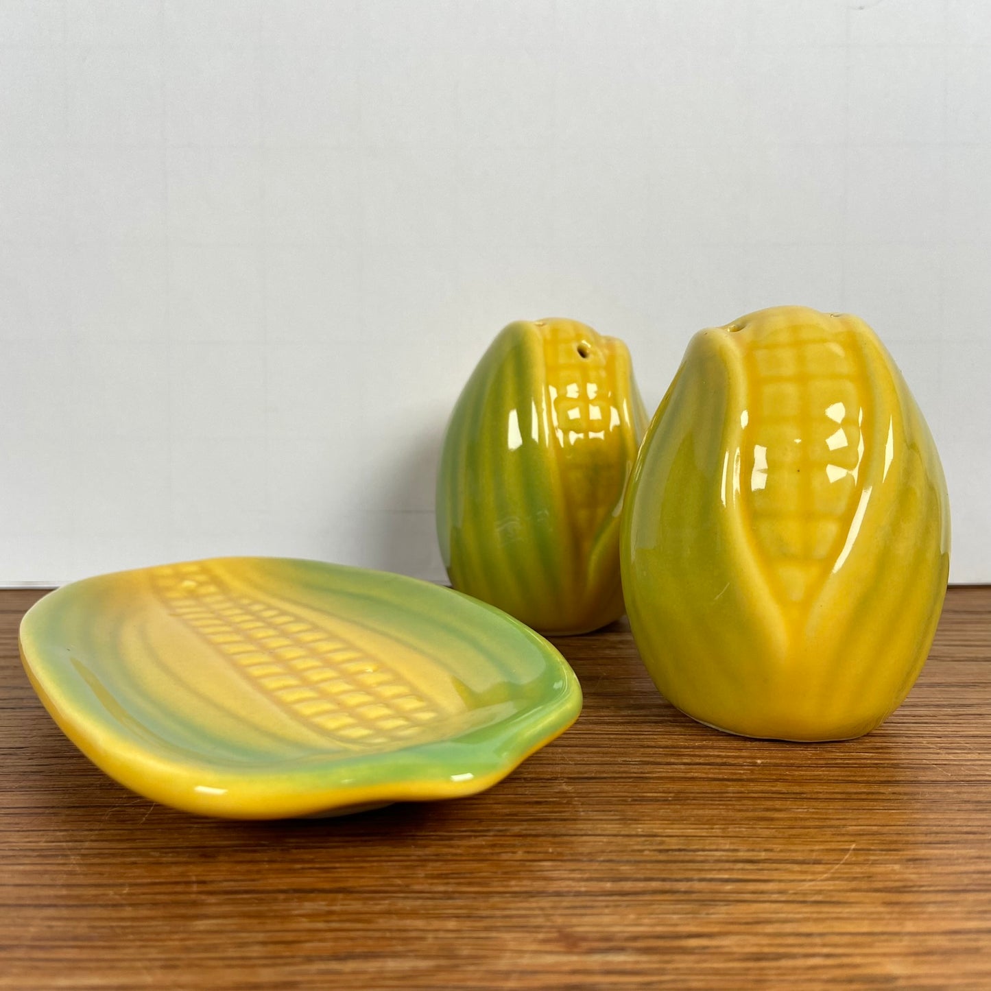 Peper en zoutstel maiskolven