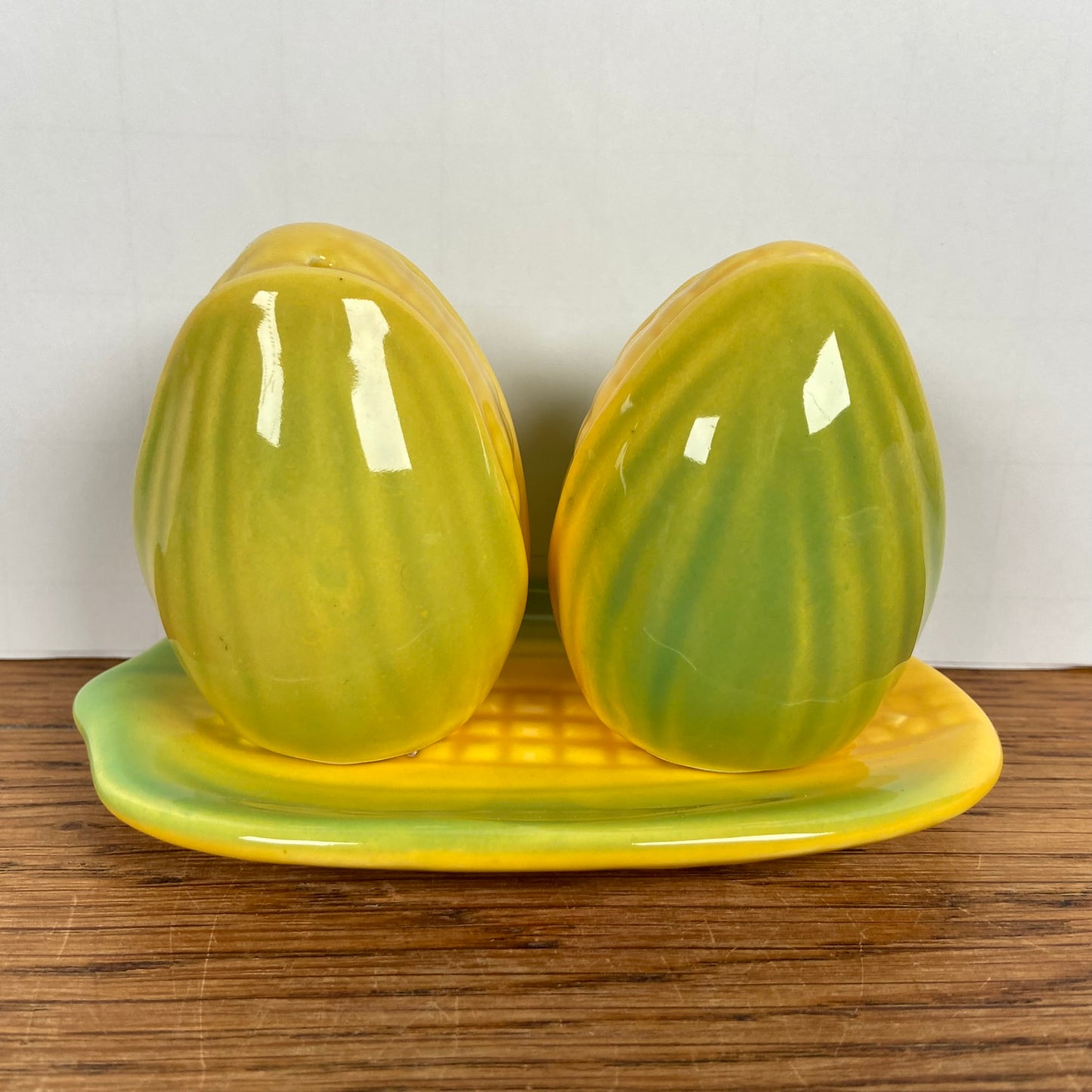 Peper en zoutstel maiskolven