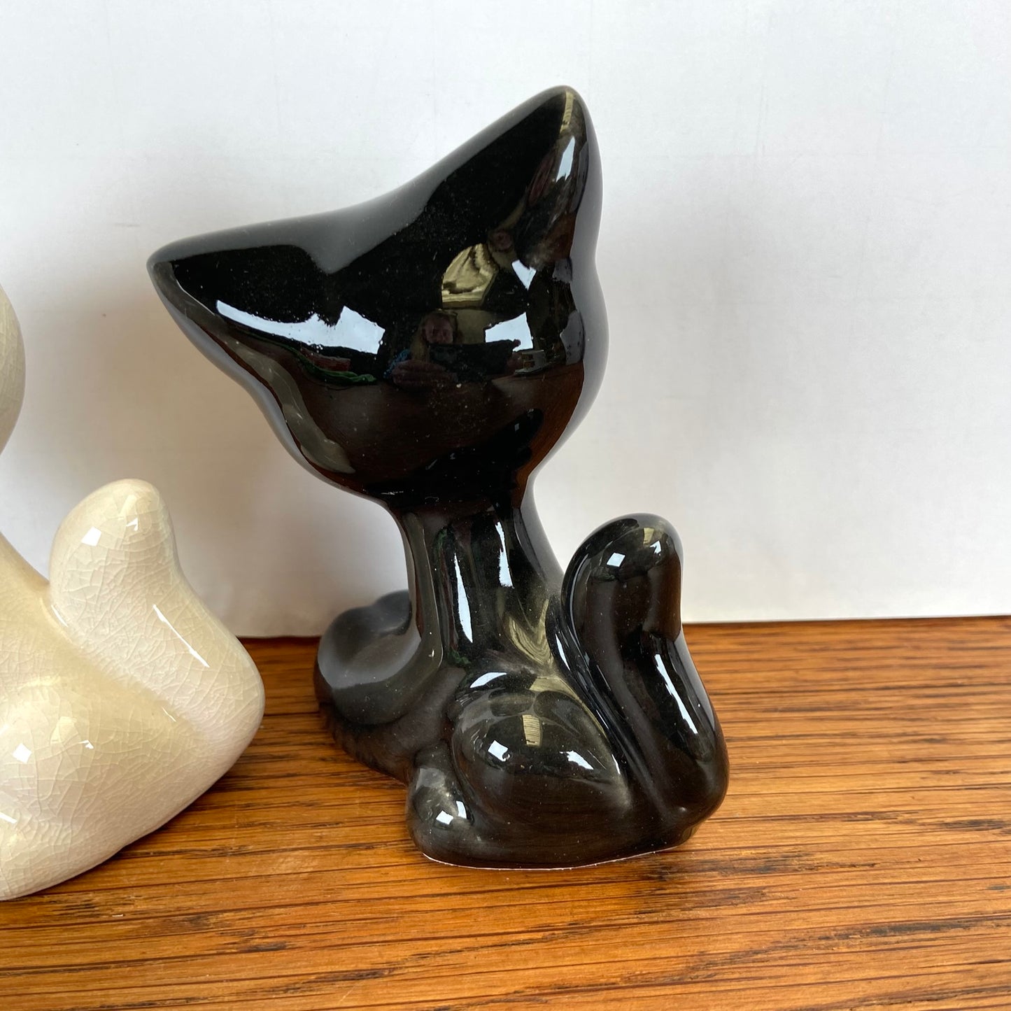 set van 2 katjes zwart wit