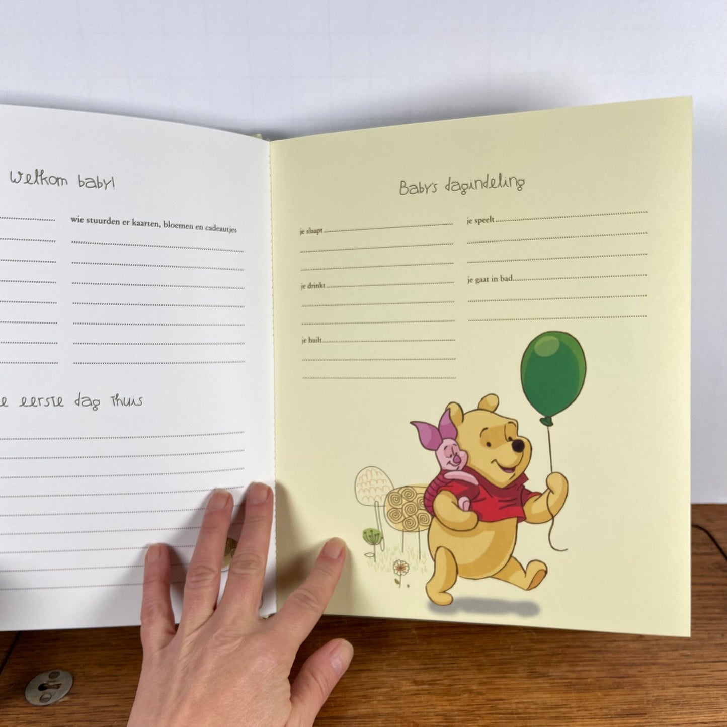 Babyboek Winnie the Pooh