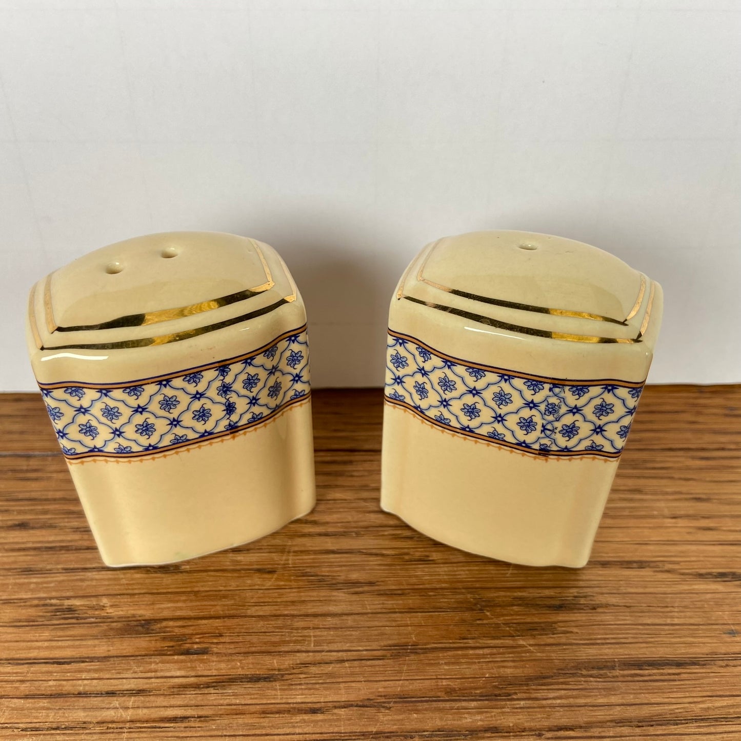 Vintage peper en zoutstel