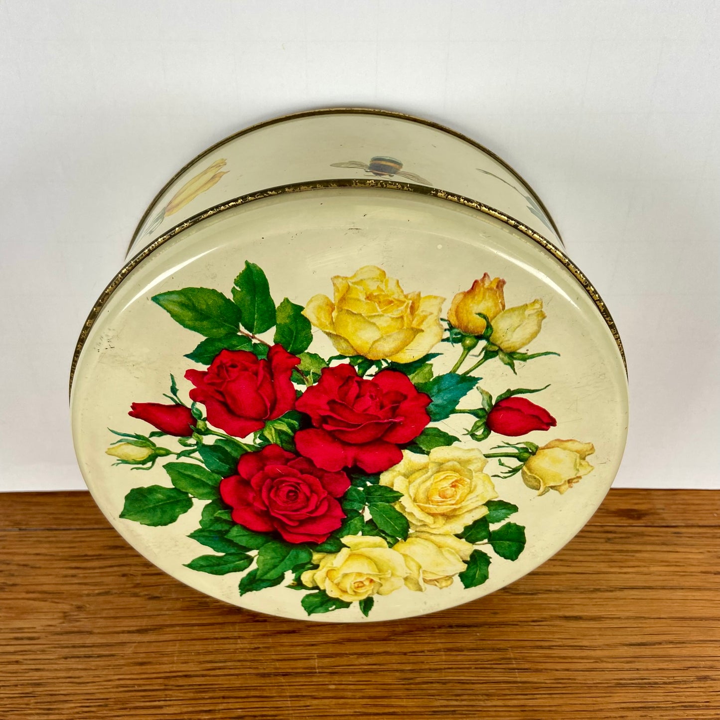 Vintage koektrommel Rozen Ira Denmark