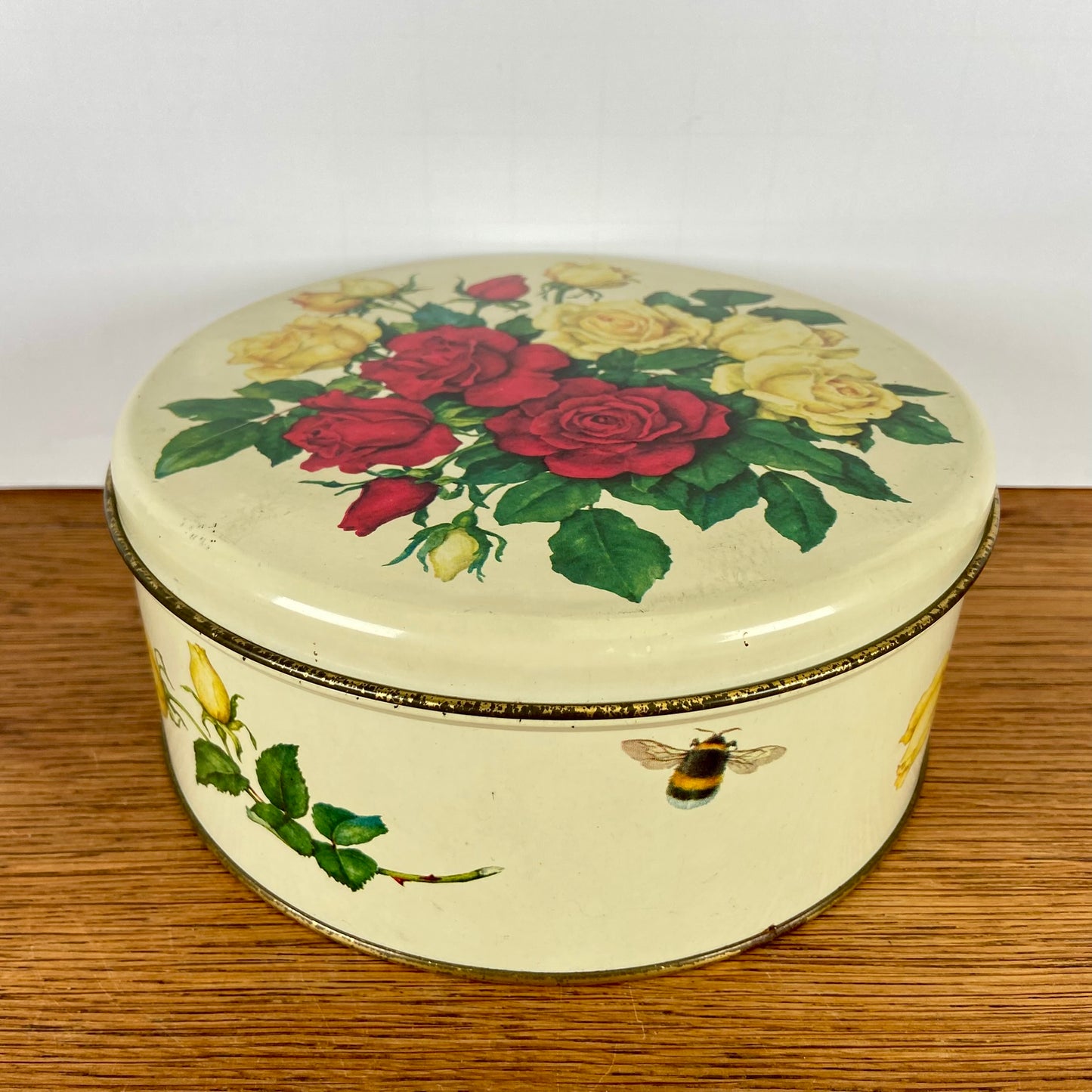 Vintage koektrommel Rozen Ira Denmark