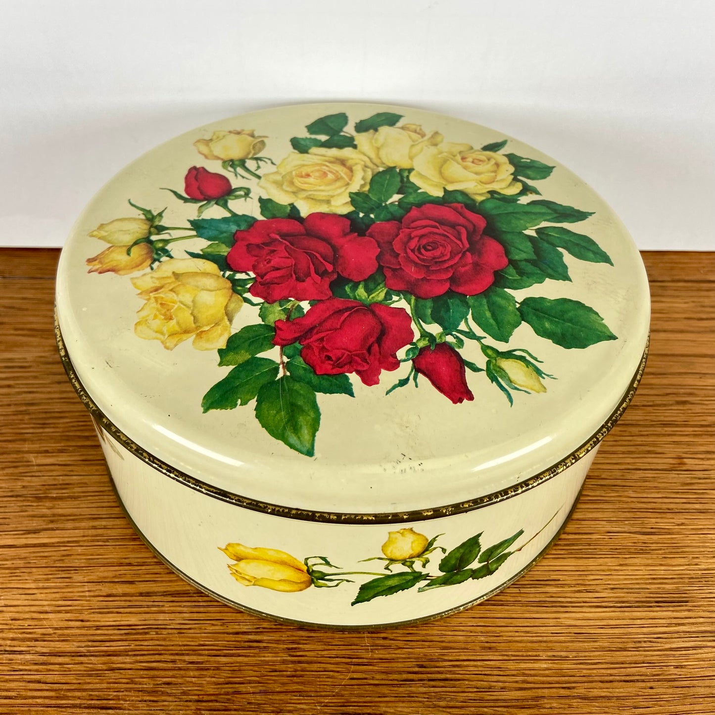 Vintage koektrommel Rozen Ira Denmark
