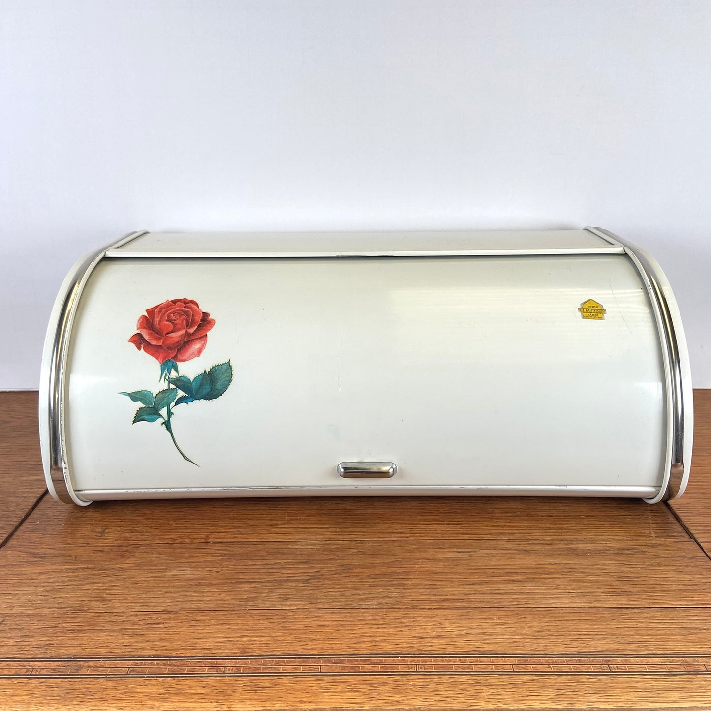 Vintage Brabantia Broodtrommel Roos