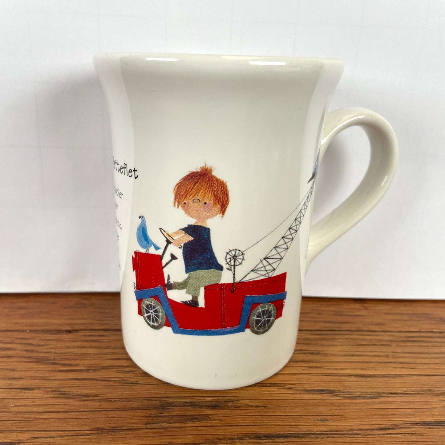 Mok Pluk van de Petteflet kraanwagen