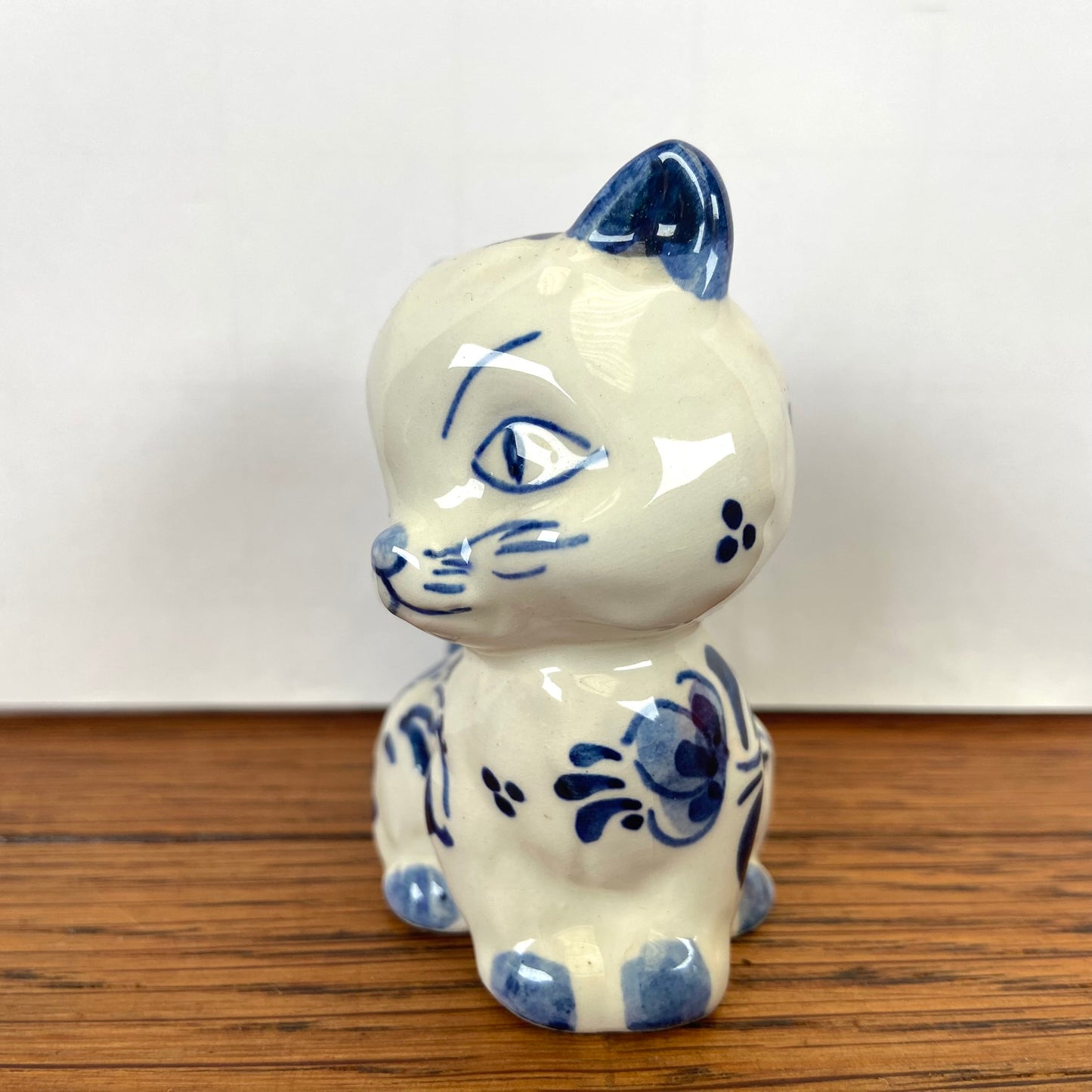 Vintage katje blauw