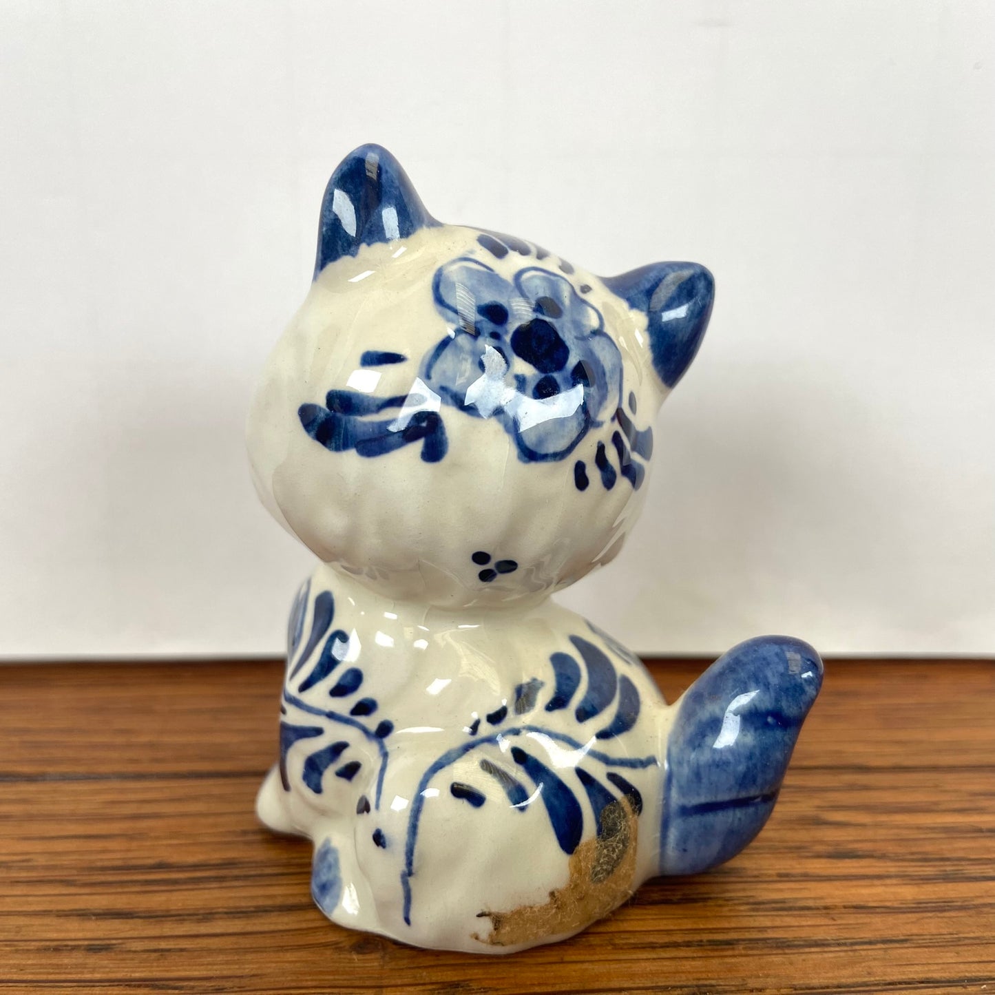 Vintage katje blauw