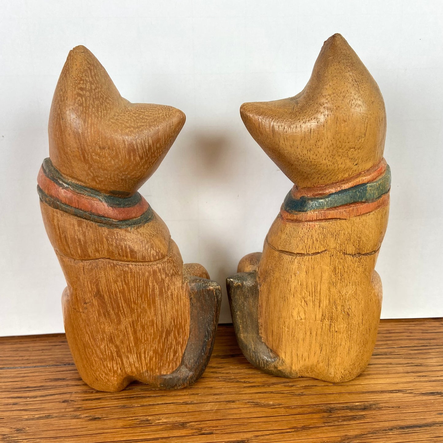 Vintage houten kattenstel