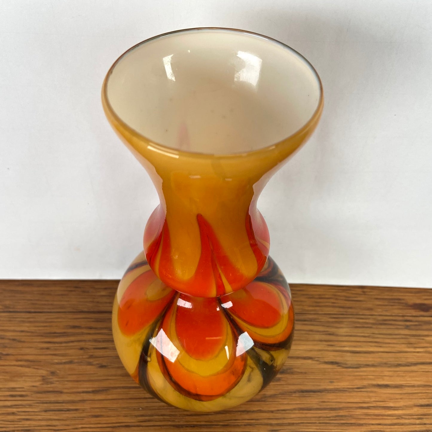 Vintage Opaline Florence vaas