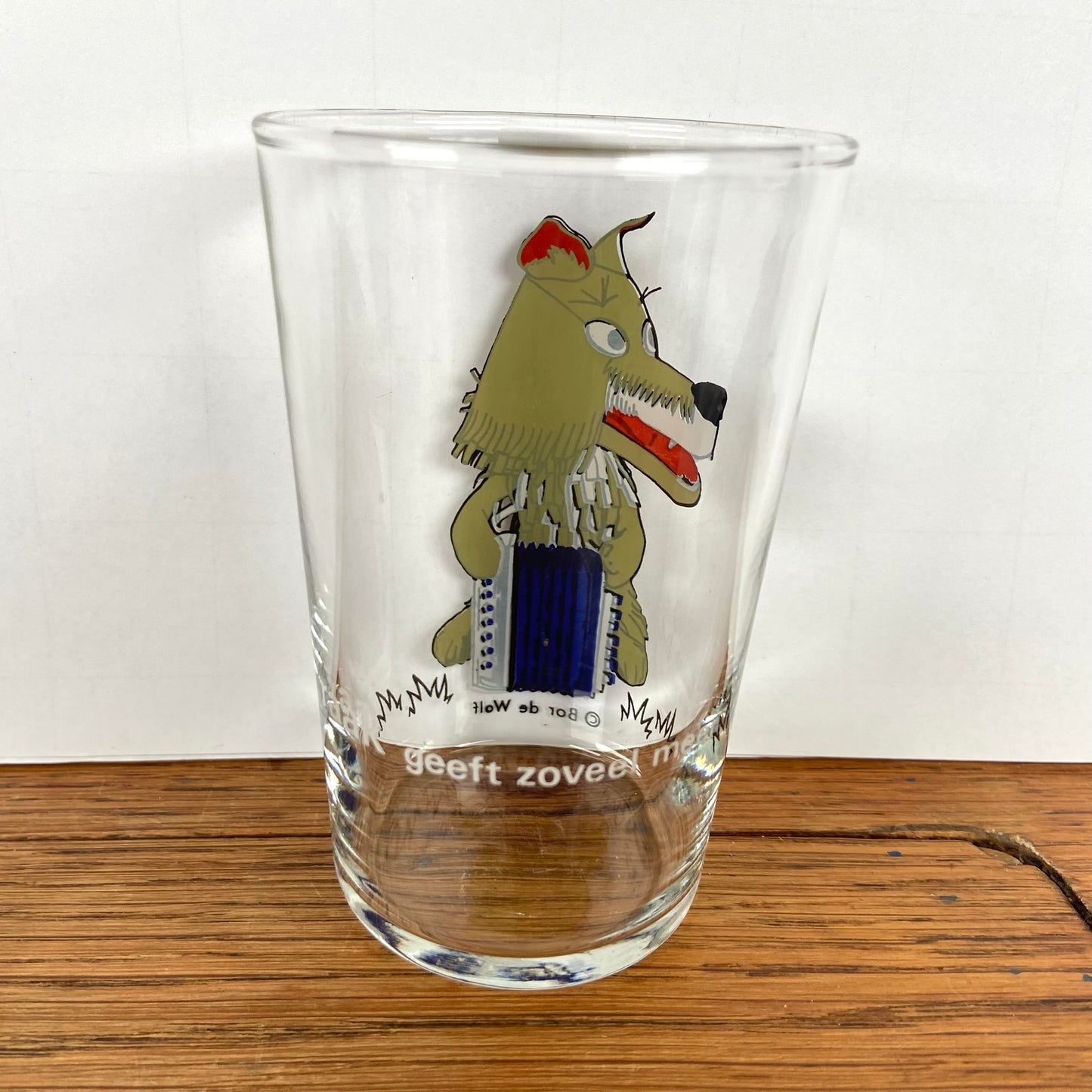 Vintage glas Fabeltjeskrant
