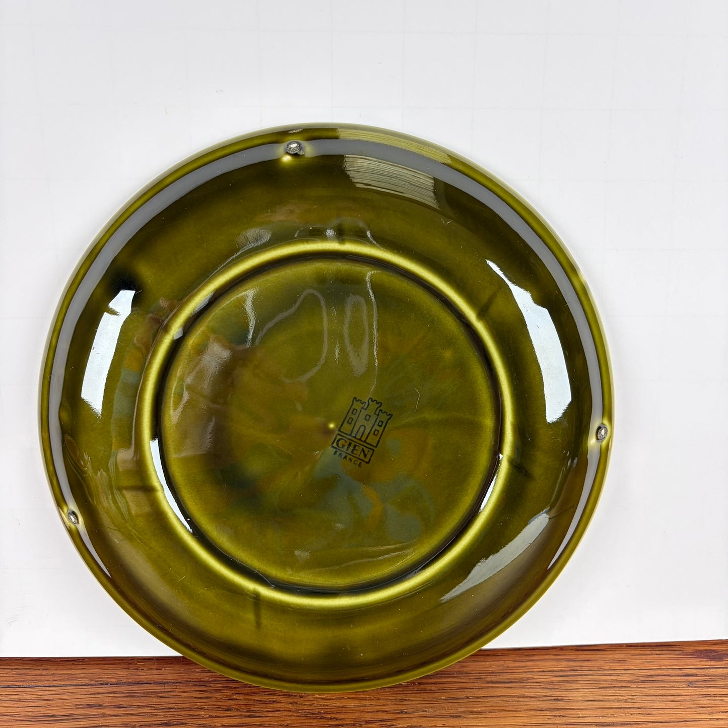 Vintage gourmet bord groen