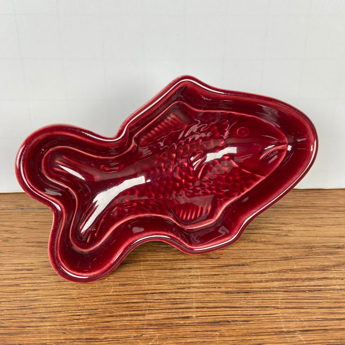 Vintage puddingvorm vis klein