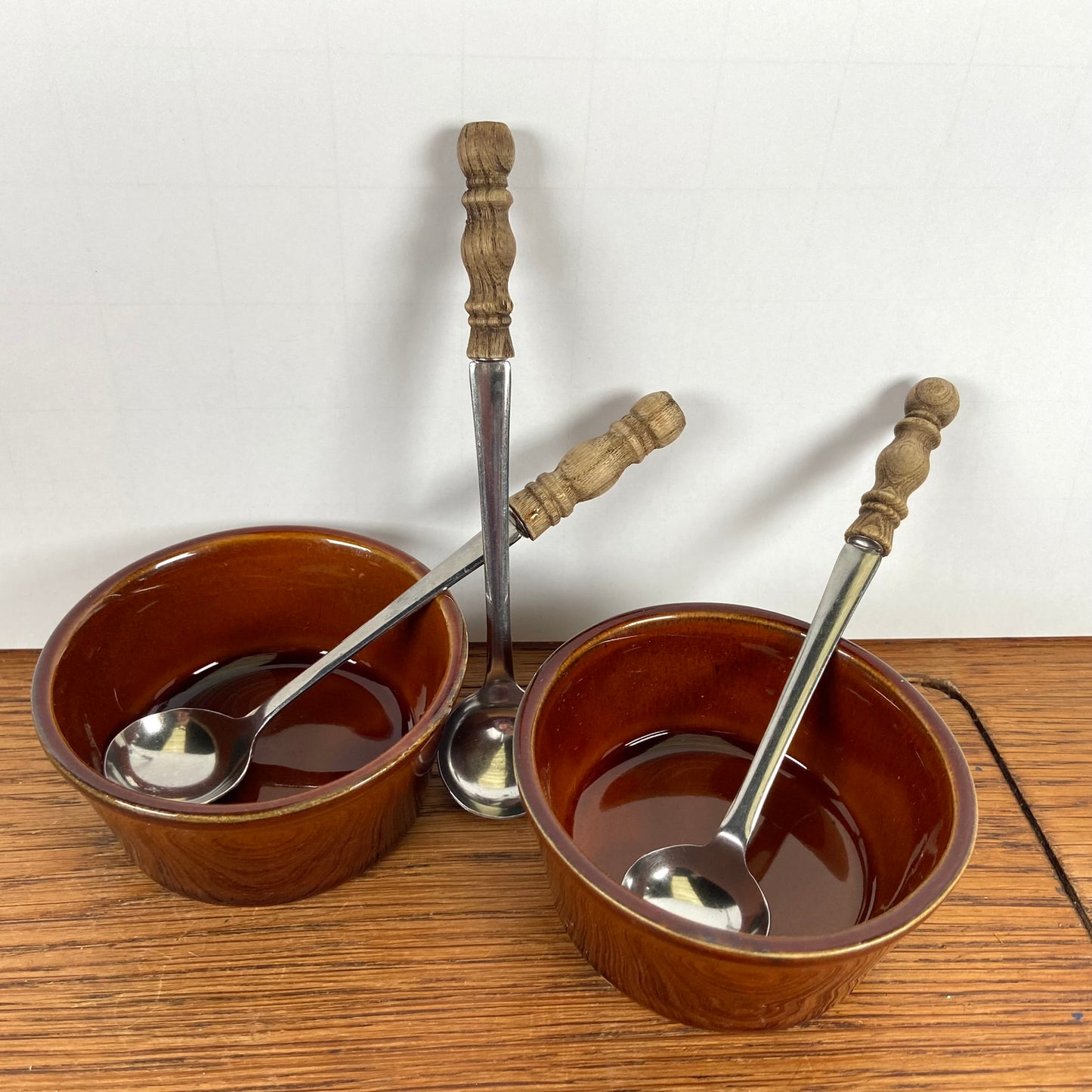 Vintage saus lepeltjes