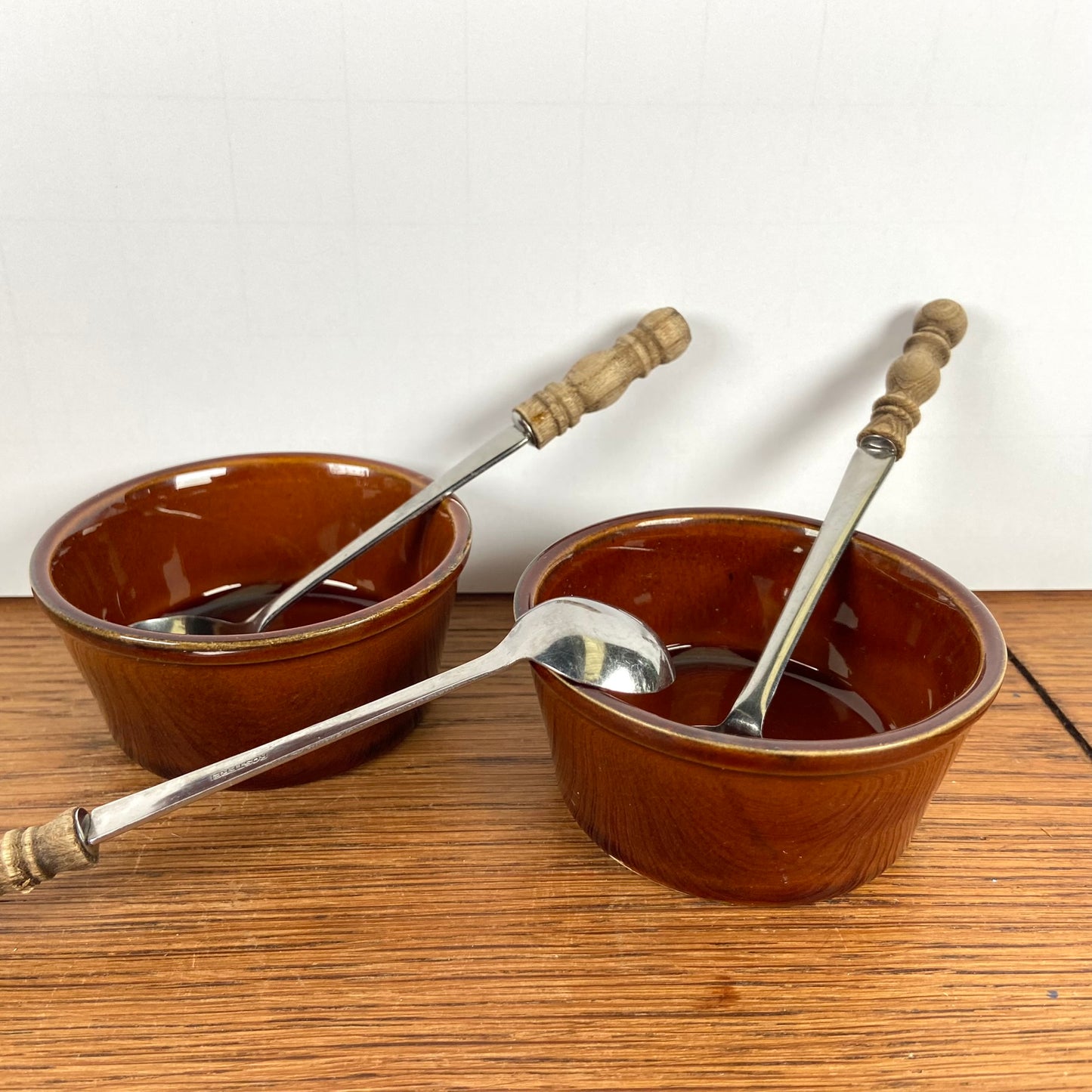 Vintage saus lepeltjes