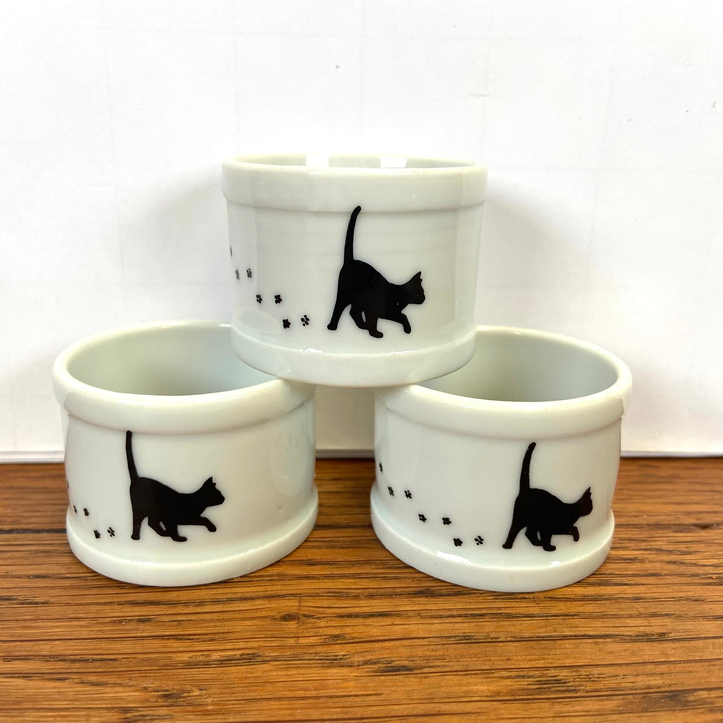 Vintage servetringen katten
