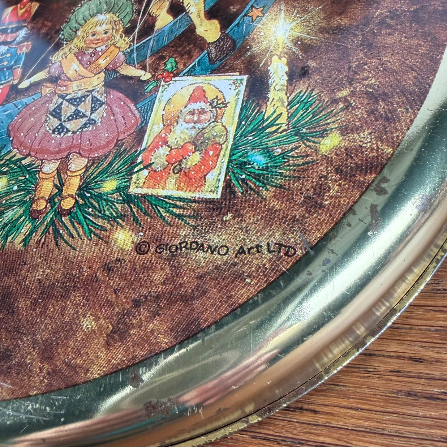 Vintage kerstblik Giordano