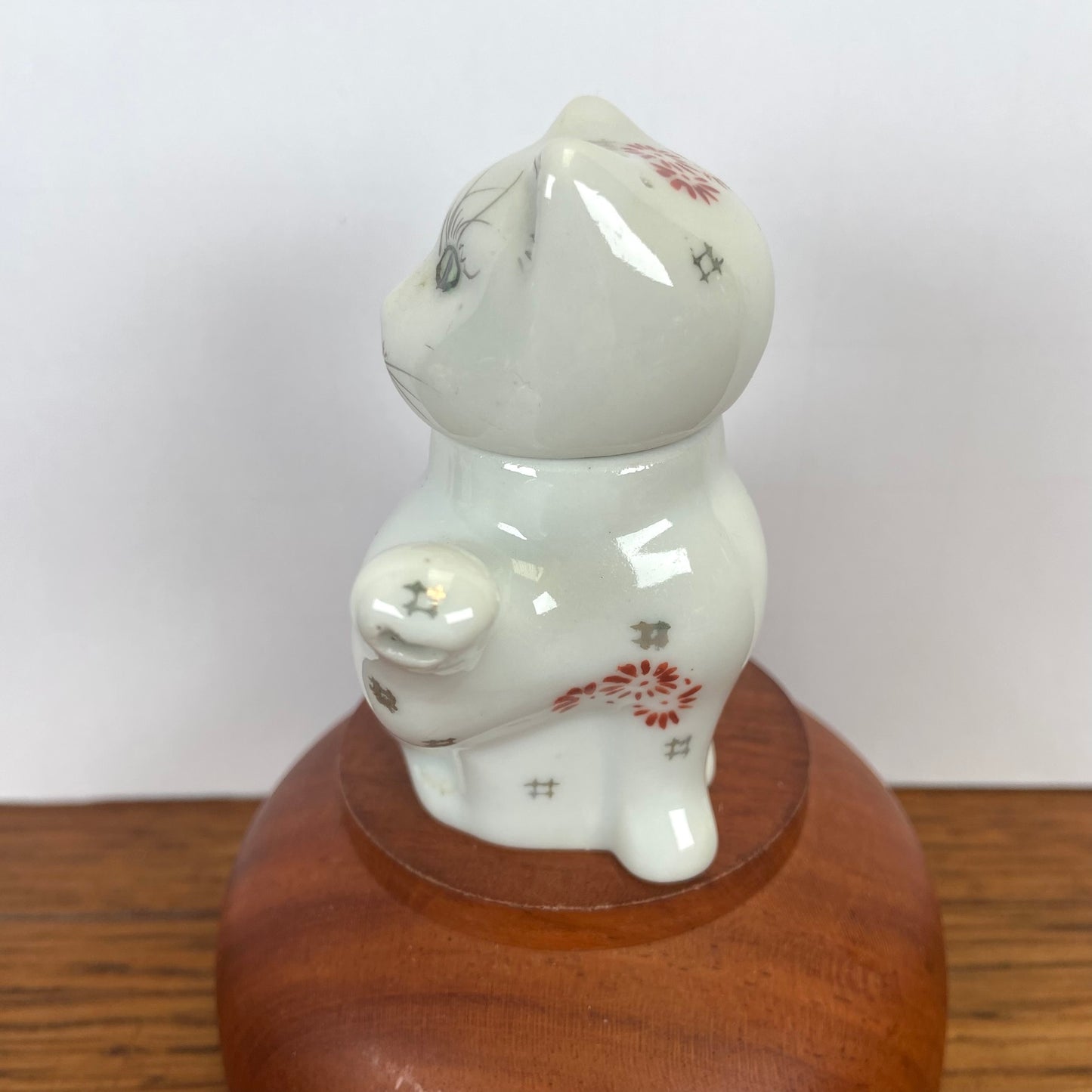Vintage mini theepotje kat