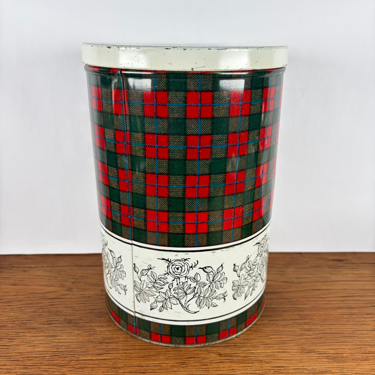 Vintage Tomado blik rood groen