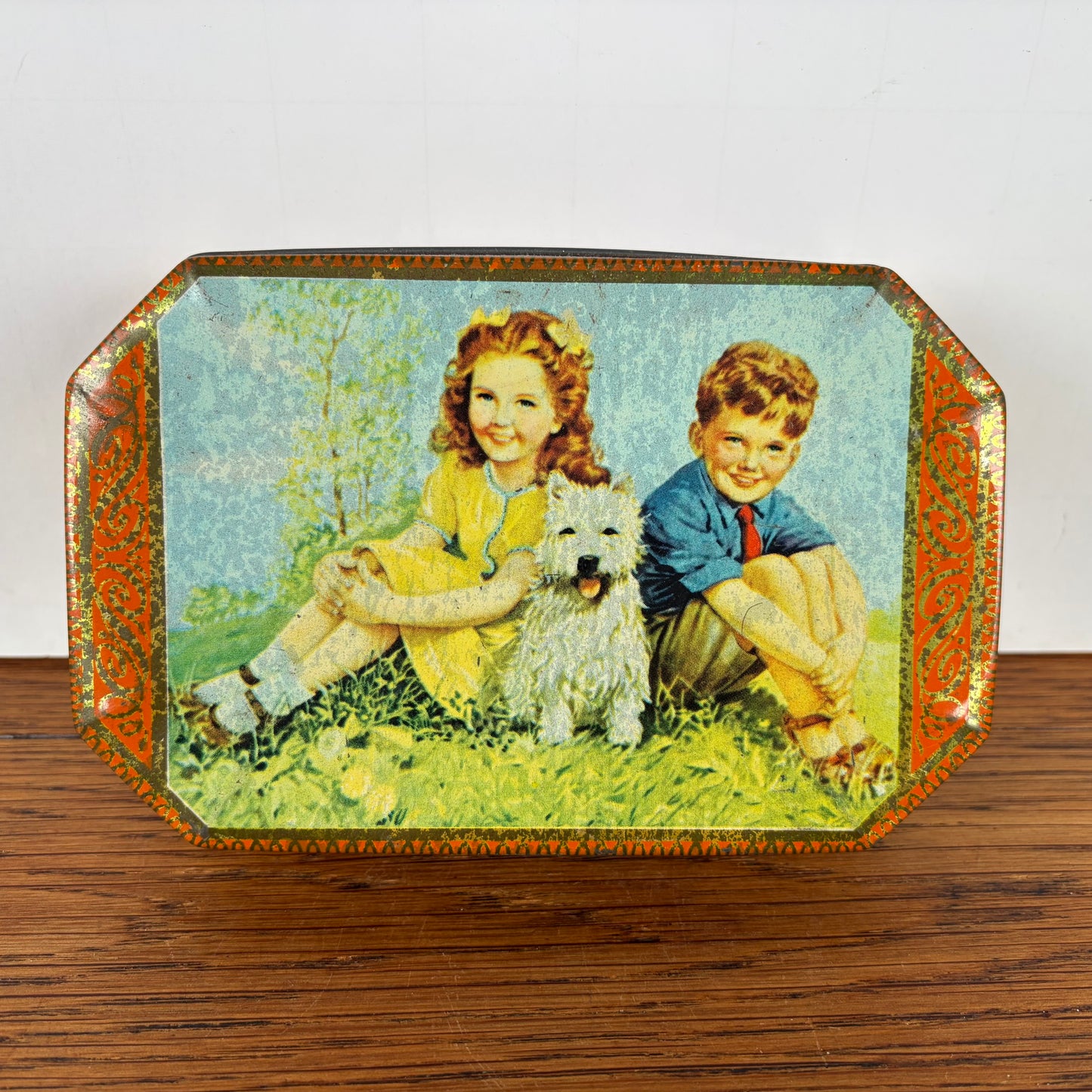 Vintage blikje Garden Quality Candies