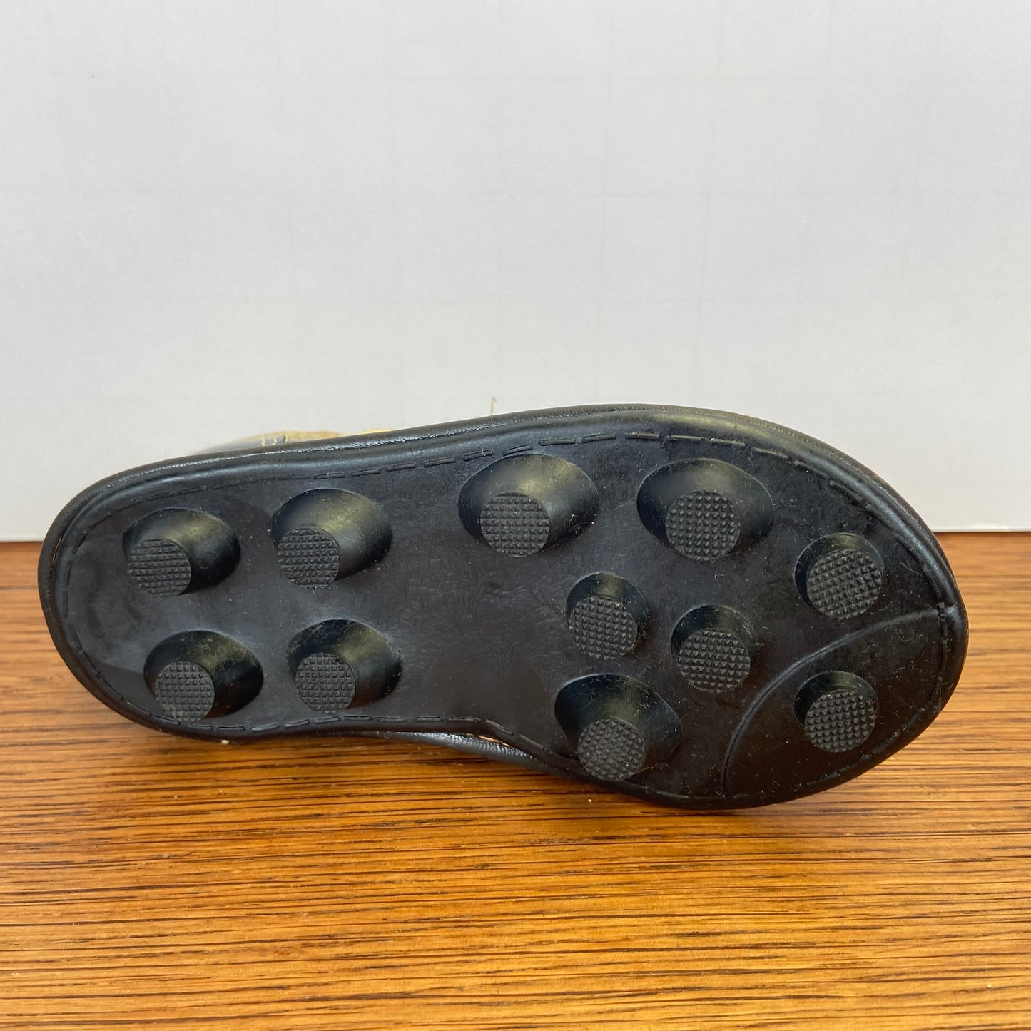 Vintage spaarpot voetbalschoen