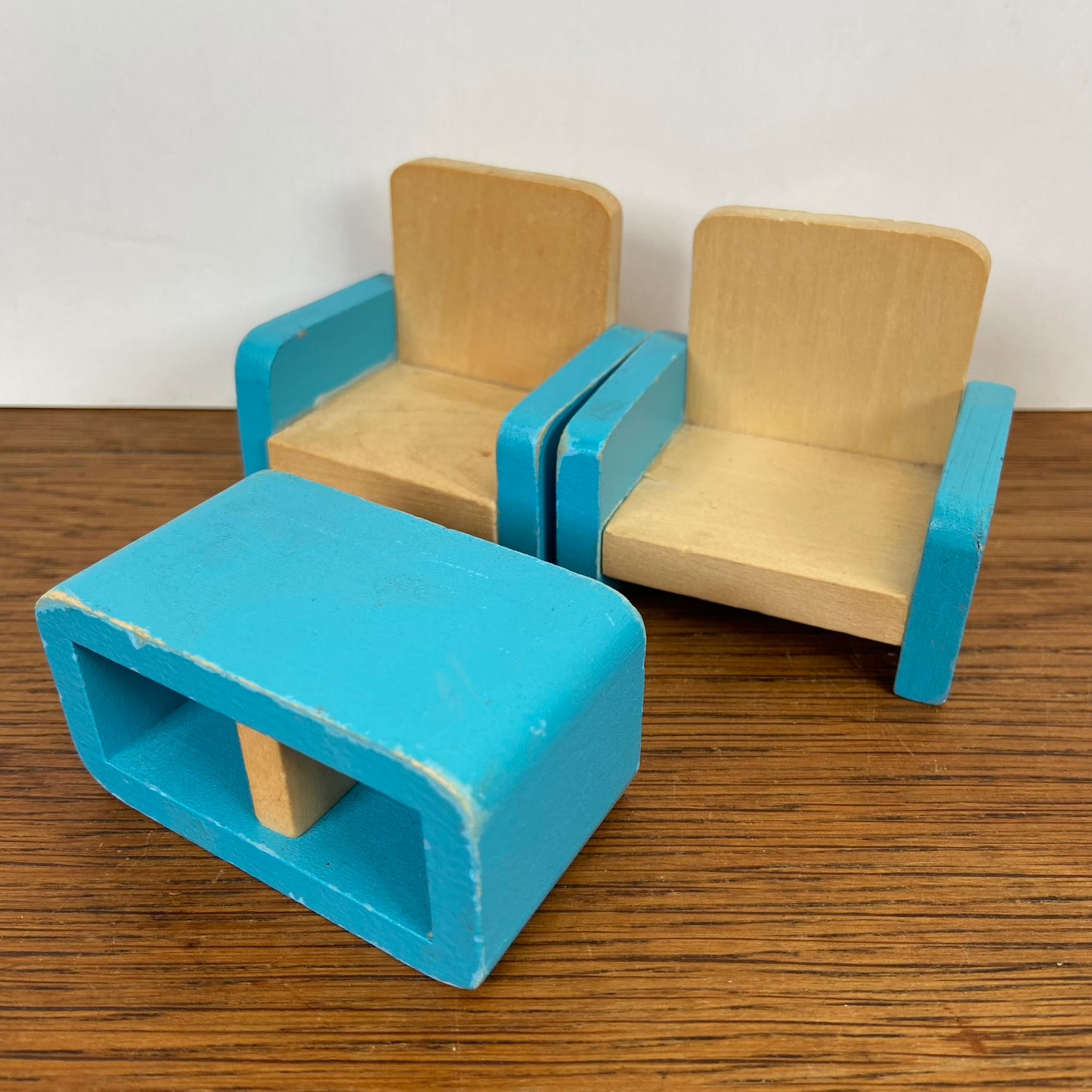 Houten poppenhuis meubels
