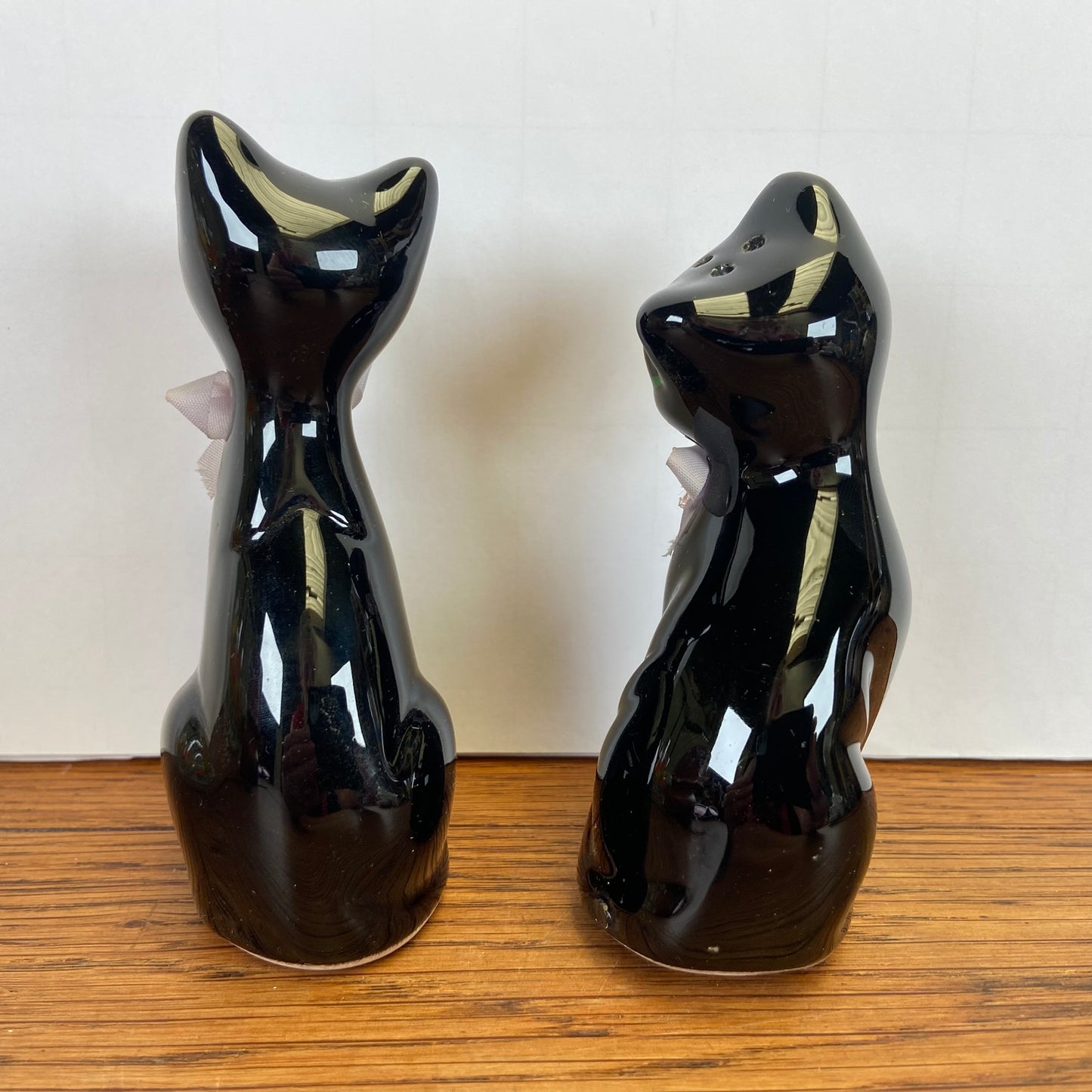 Peper en zoutstel katten zwart