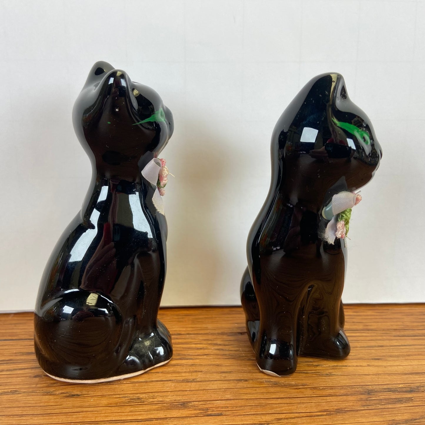 Peper en zoutstel katten zwart