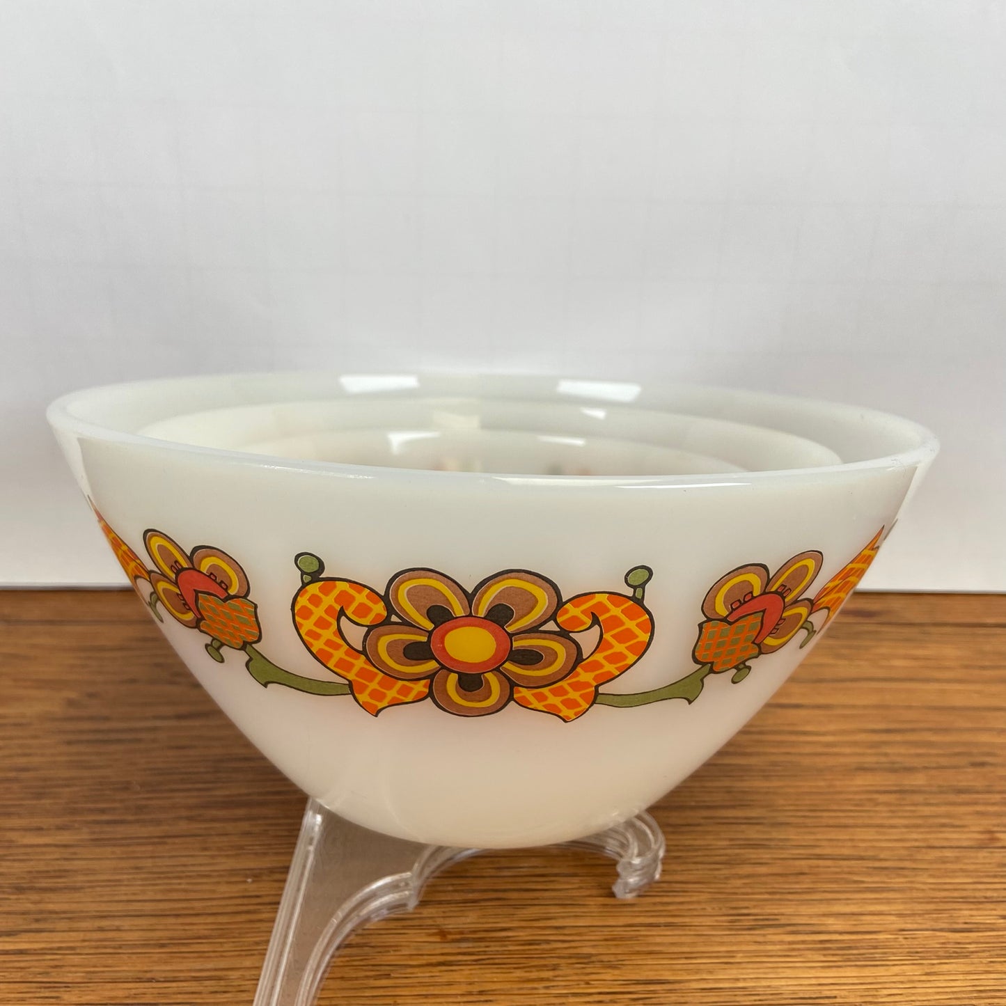 3 vintage Jena glas schalen