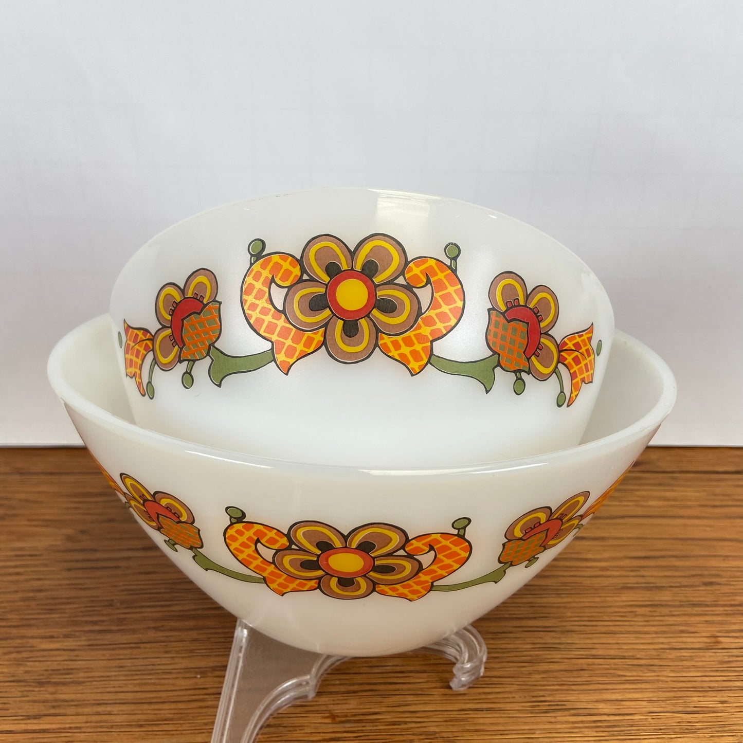 3 vintage Jena glas schalen