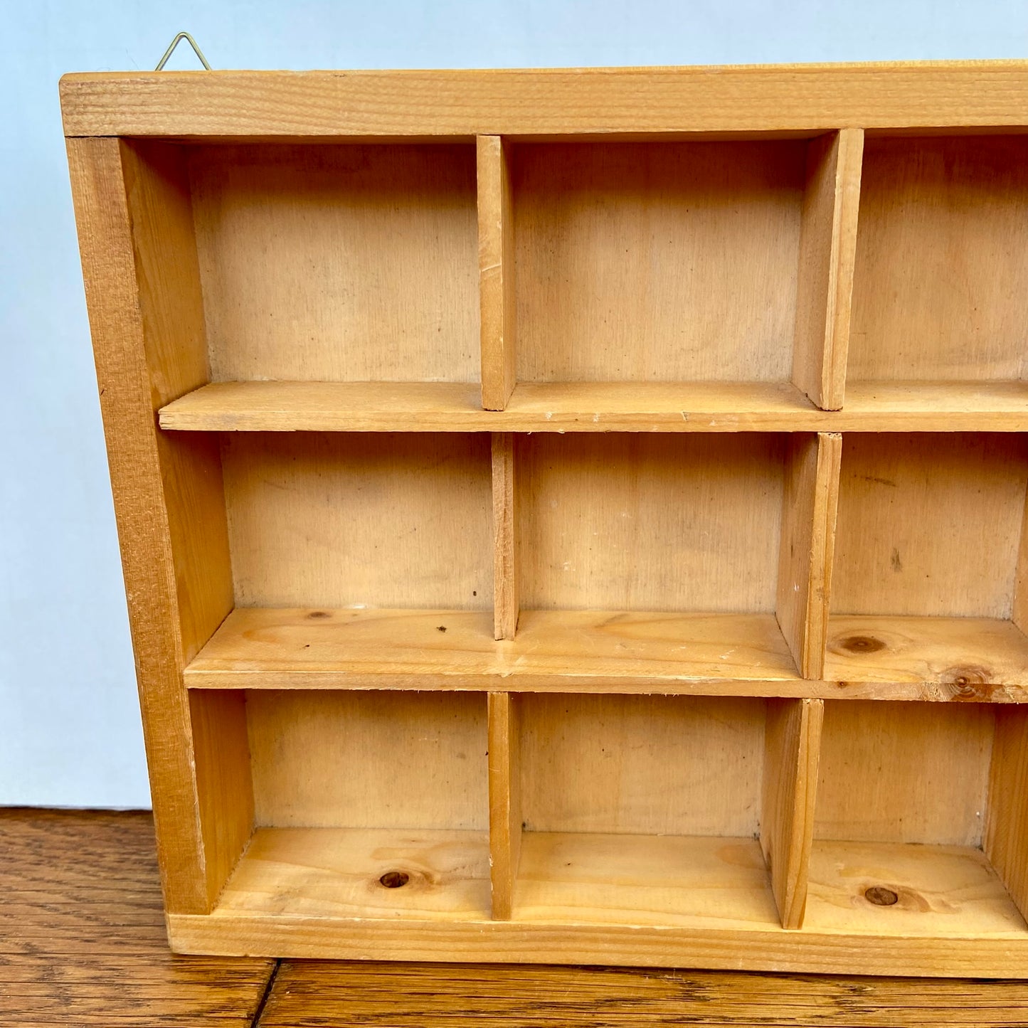 Houten letterbakje