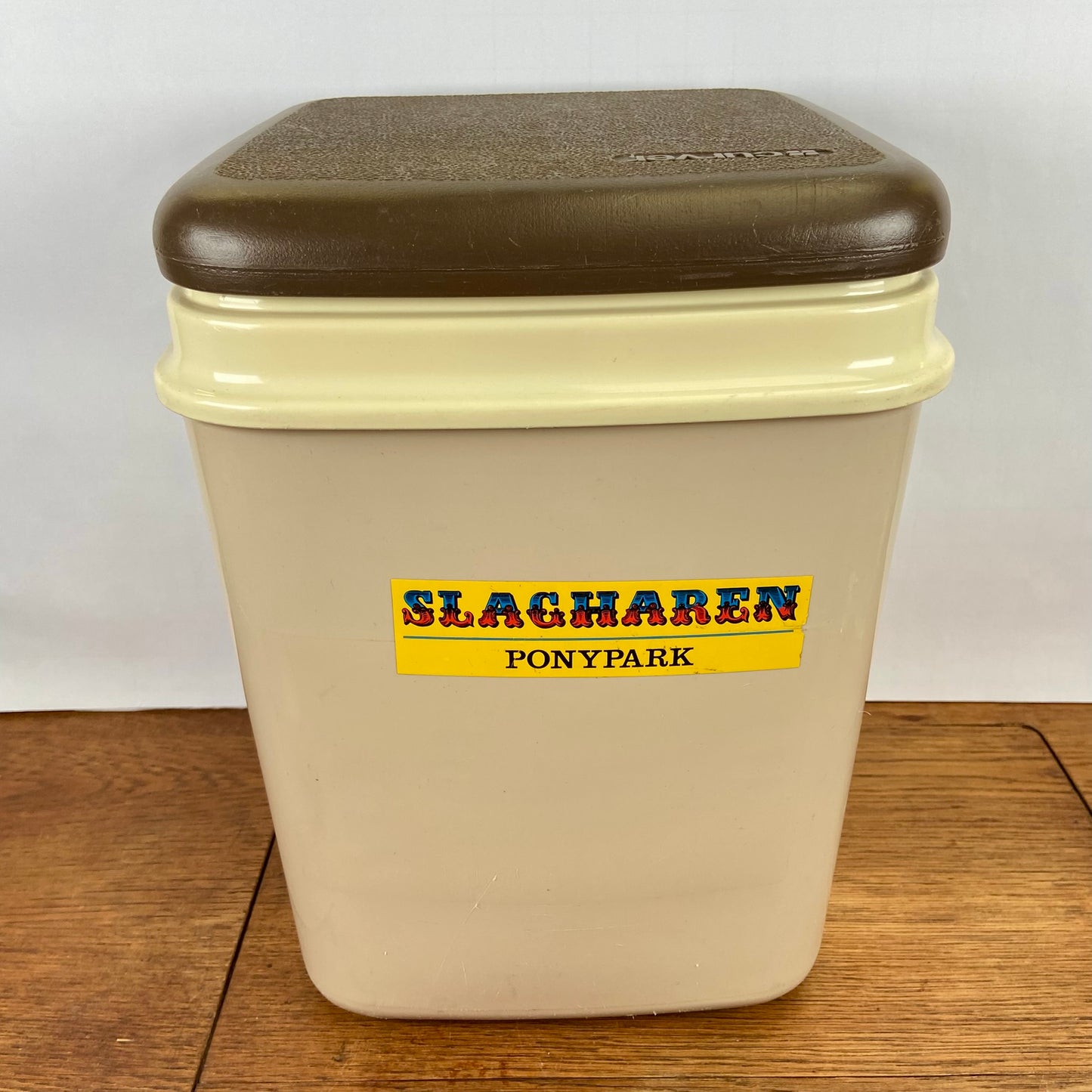 Vintage curver koelbox bruin
