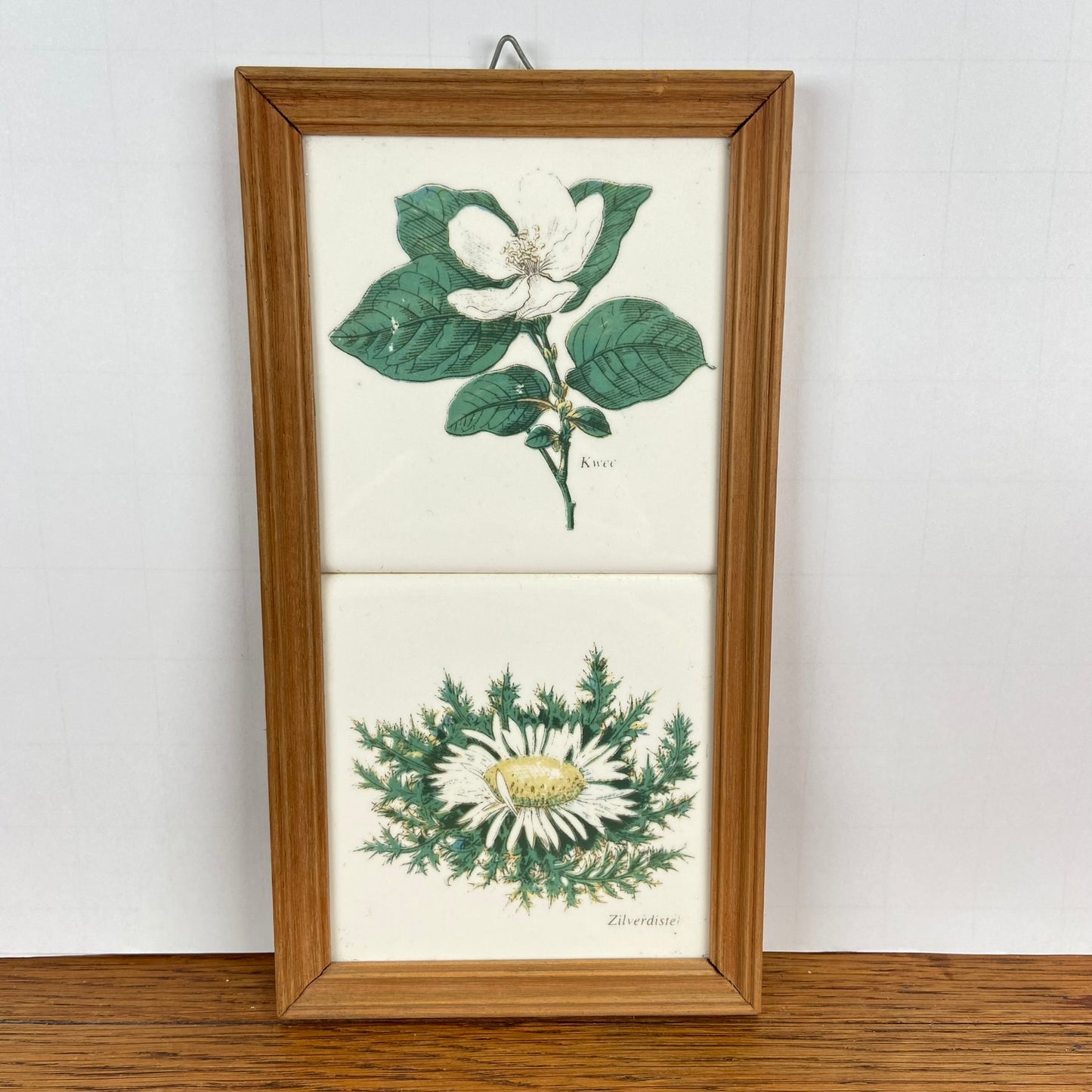 Vintage tegels in lijst